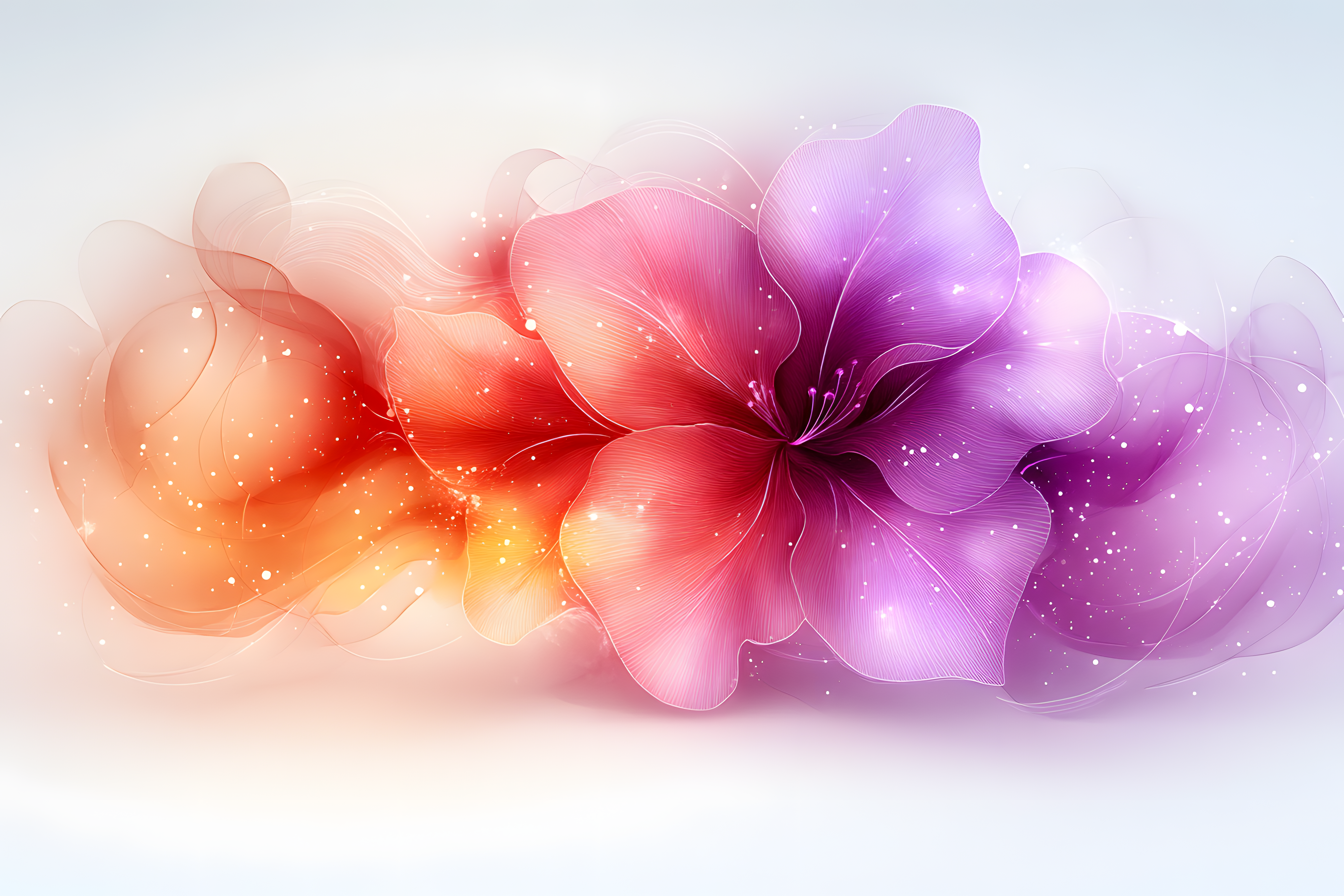 Abstract Floral Bloom