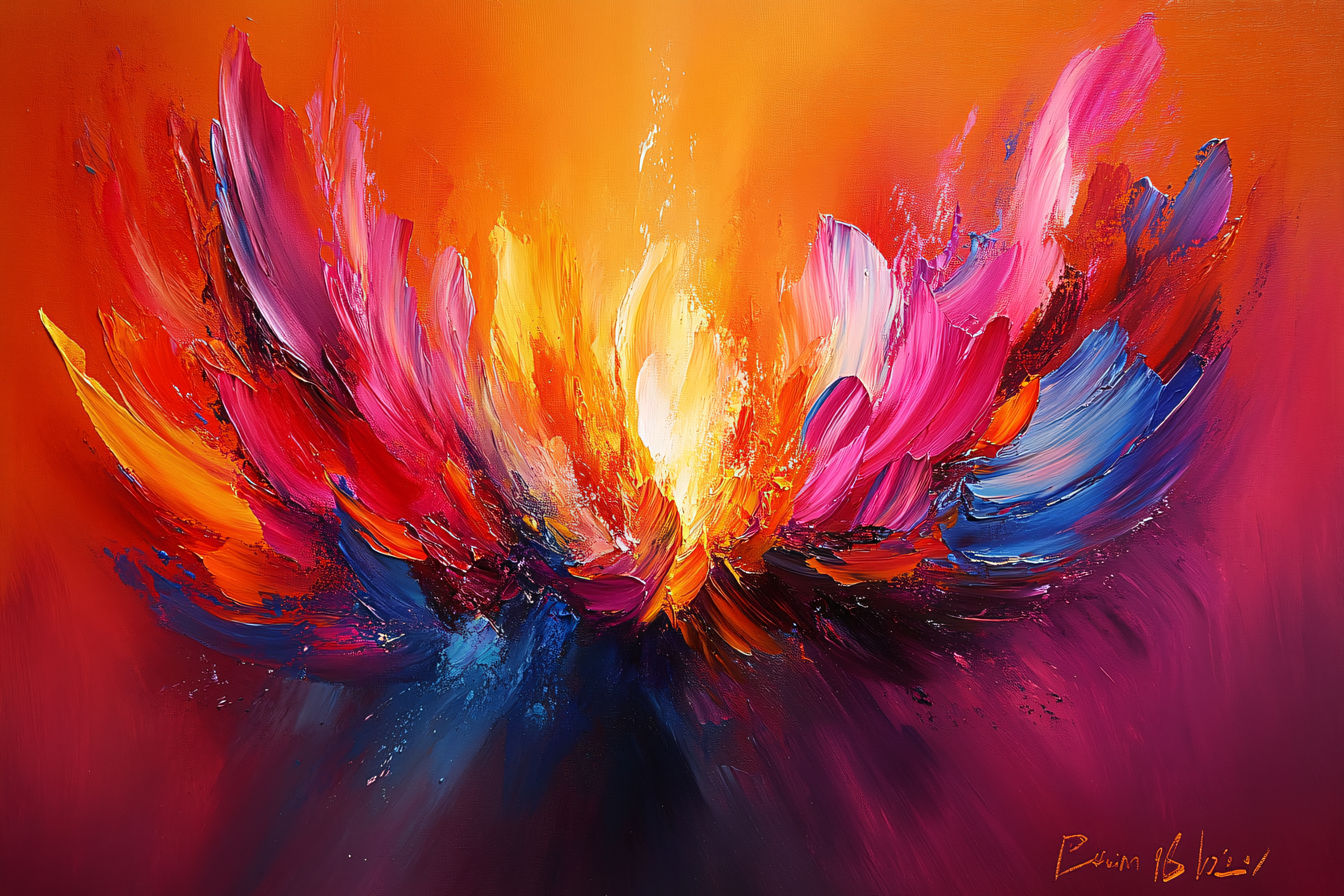 Abstract Floral Burst