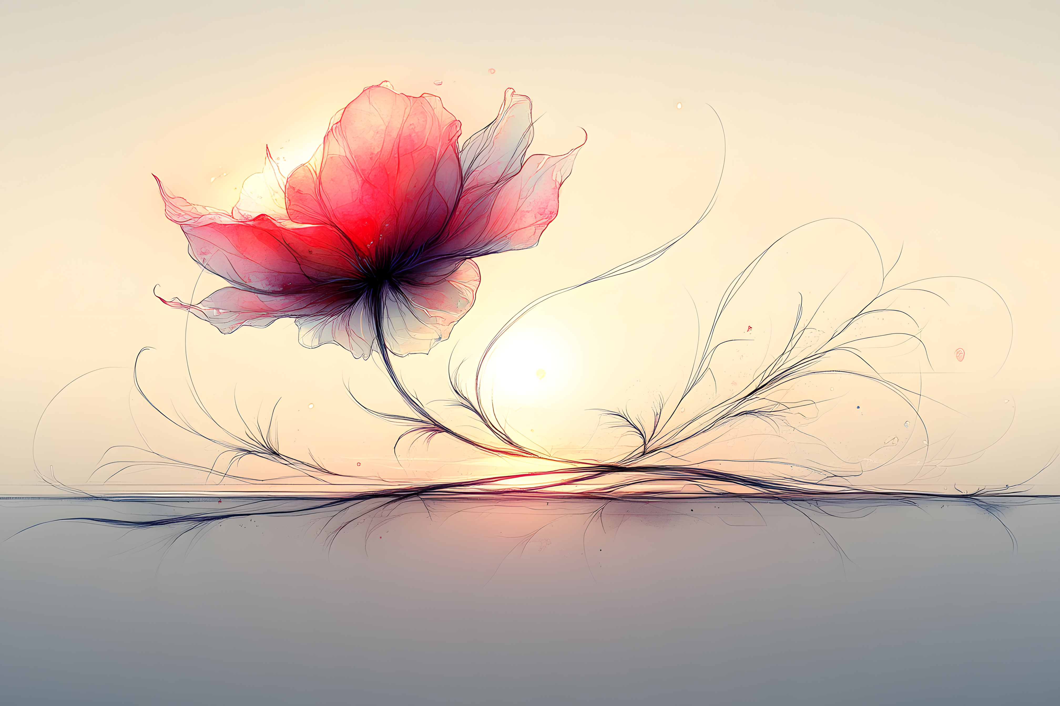 Abstract Floral Design