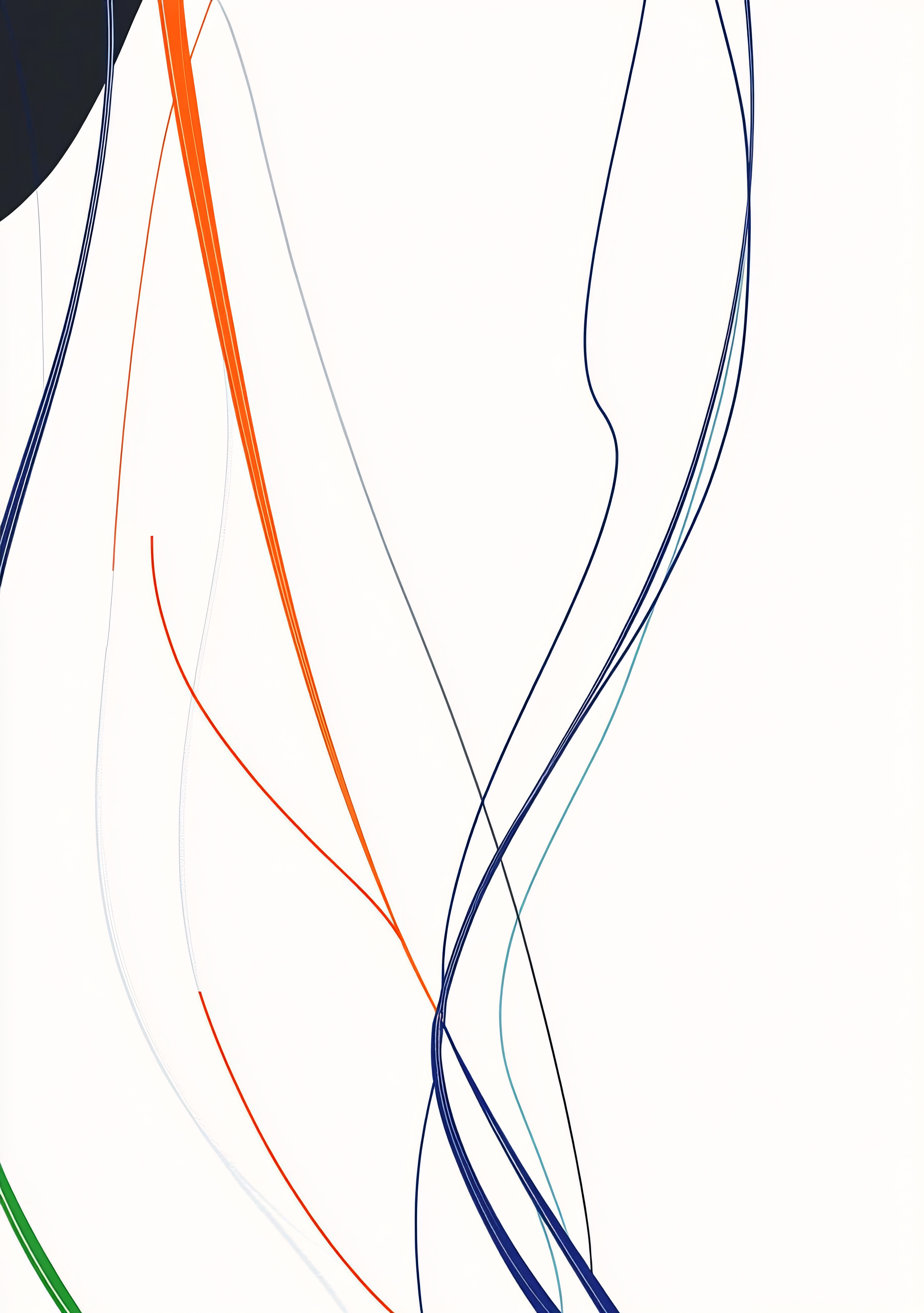 Abstract Flowing Lines