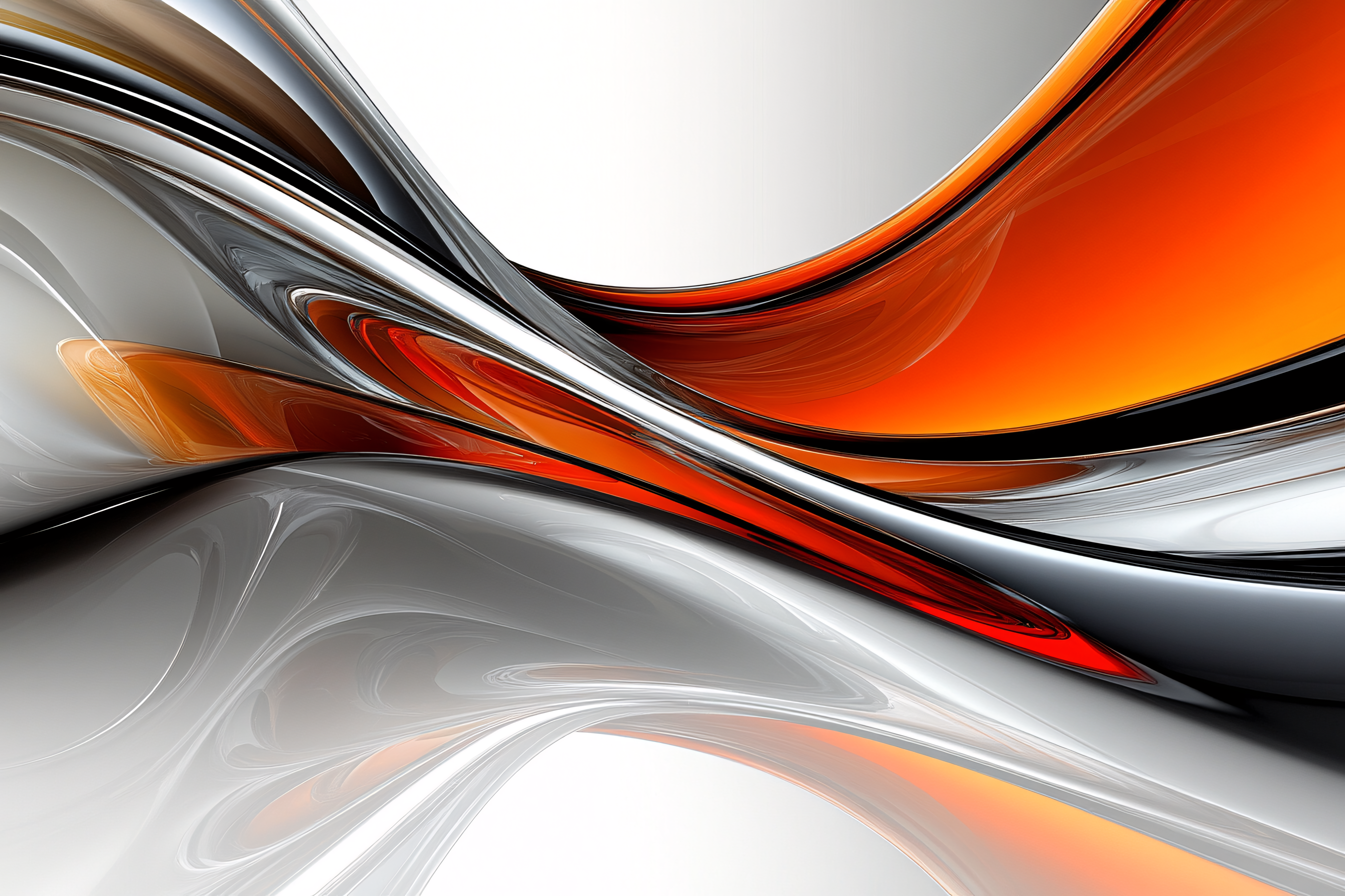 Abstract Flowing Lines