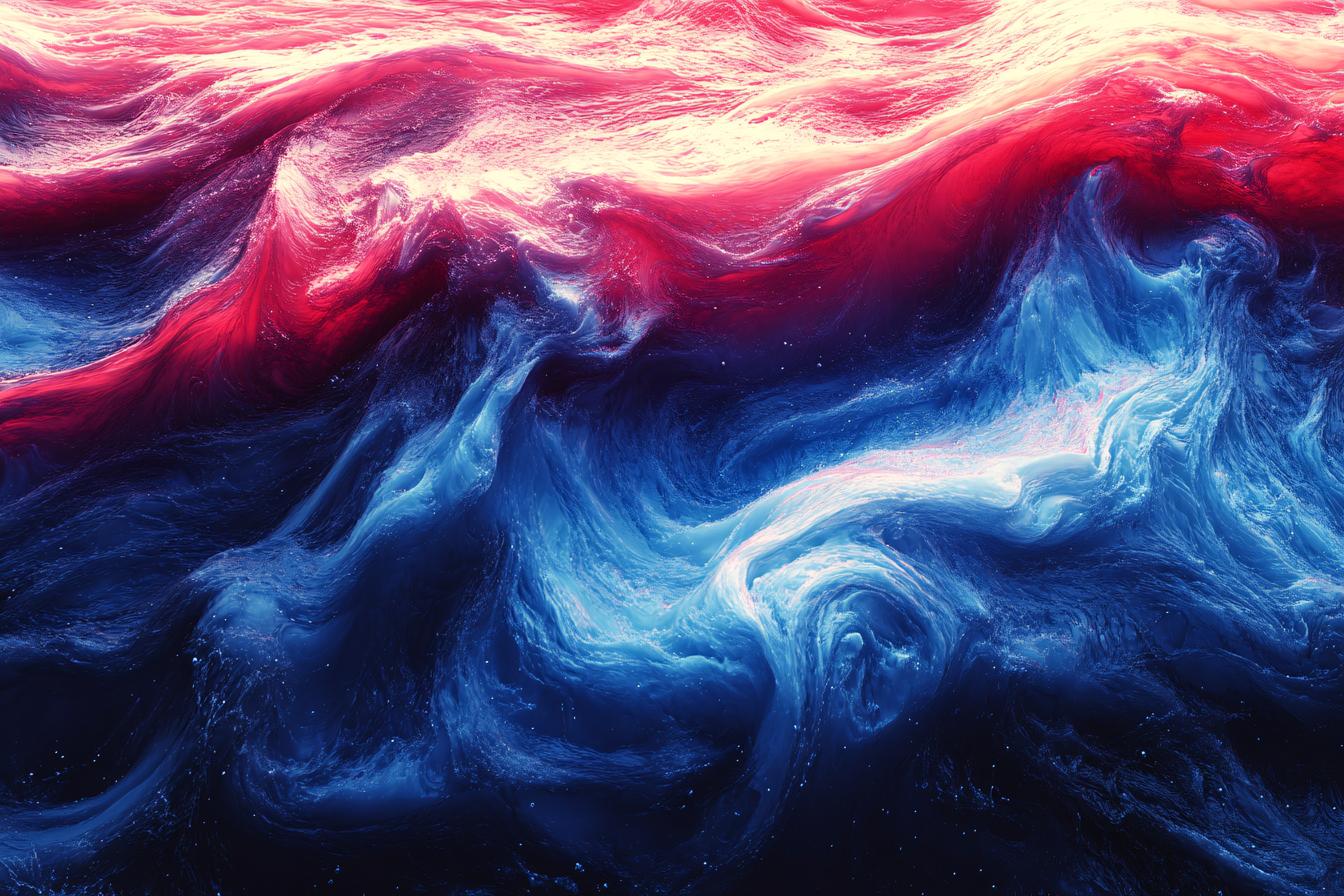Abstract Fluid Art Swirls