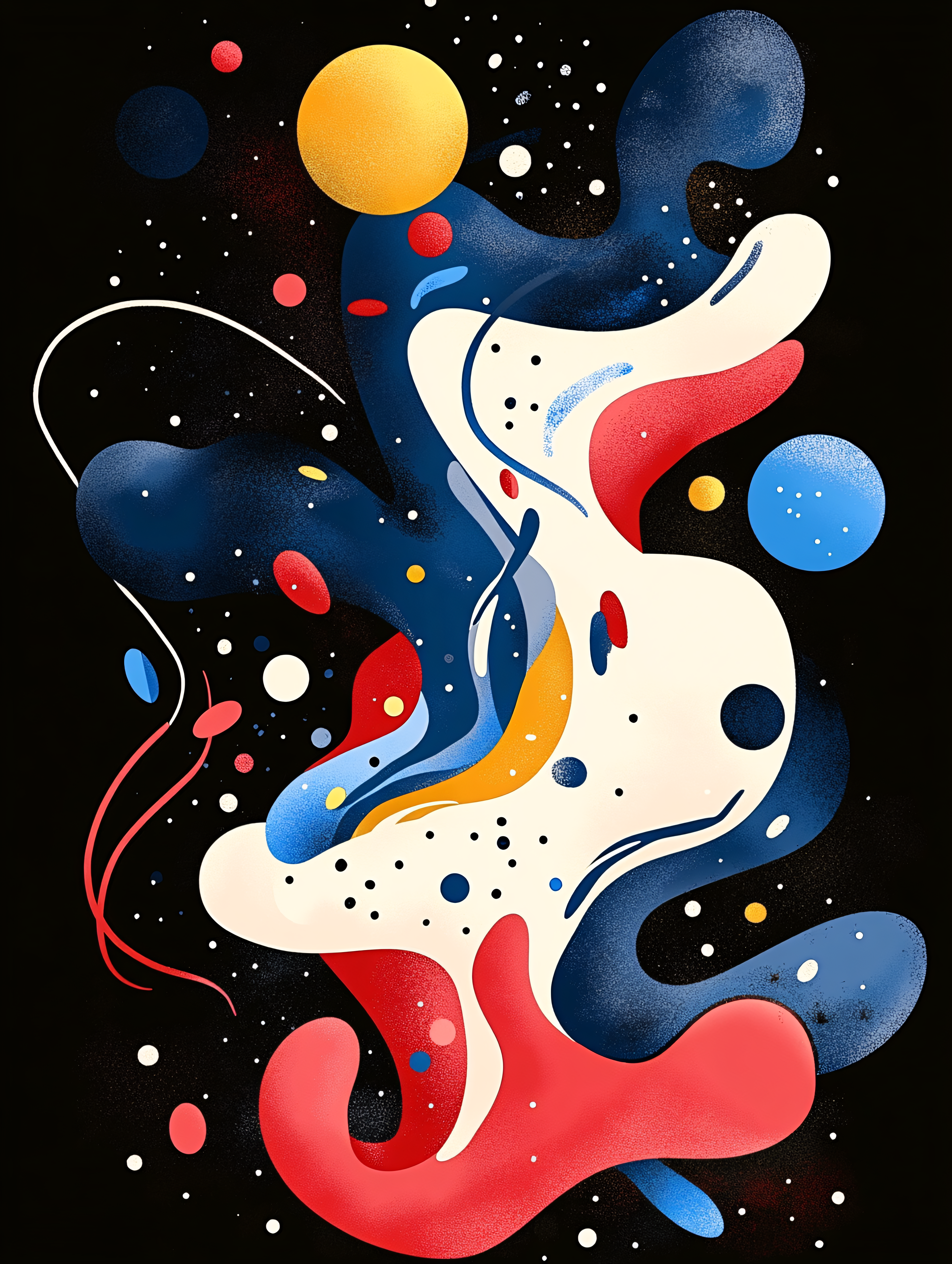 Abstract Fluid Cosmic Shapes
