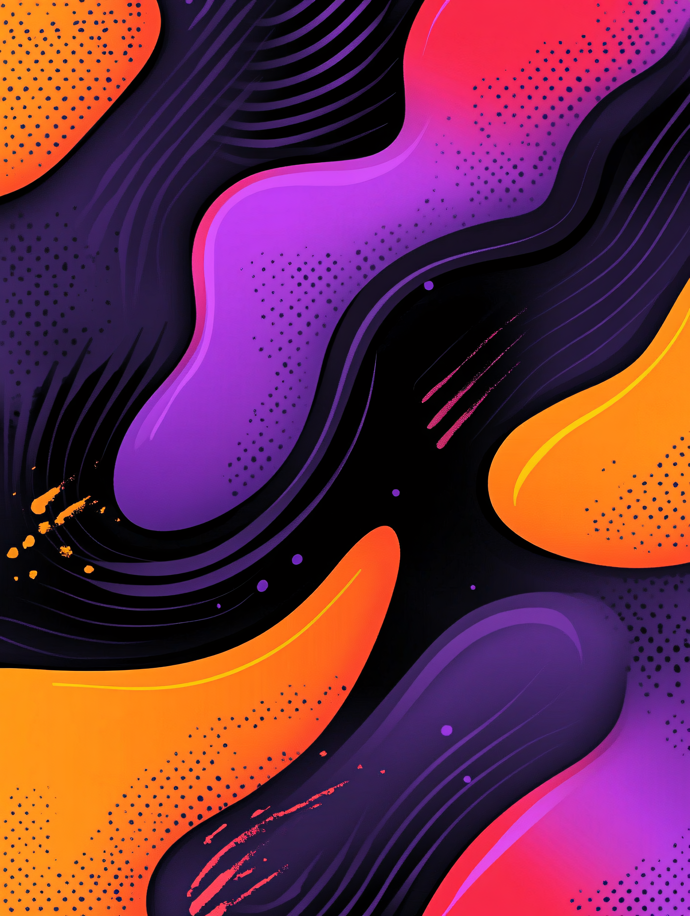 Abstract Fluid Shapes