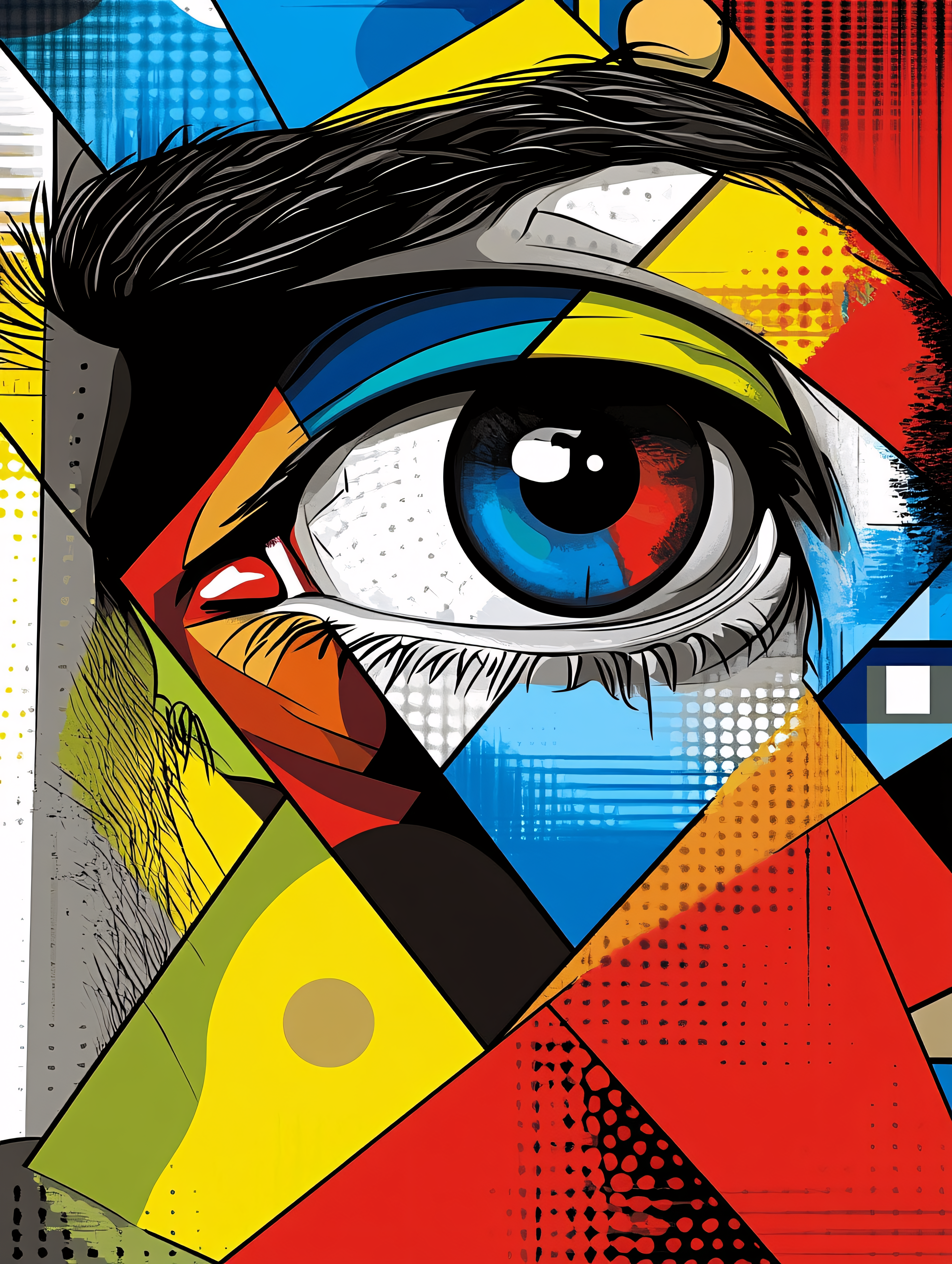 Abstract Geometric Eye
