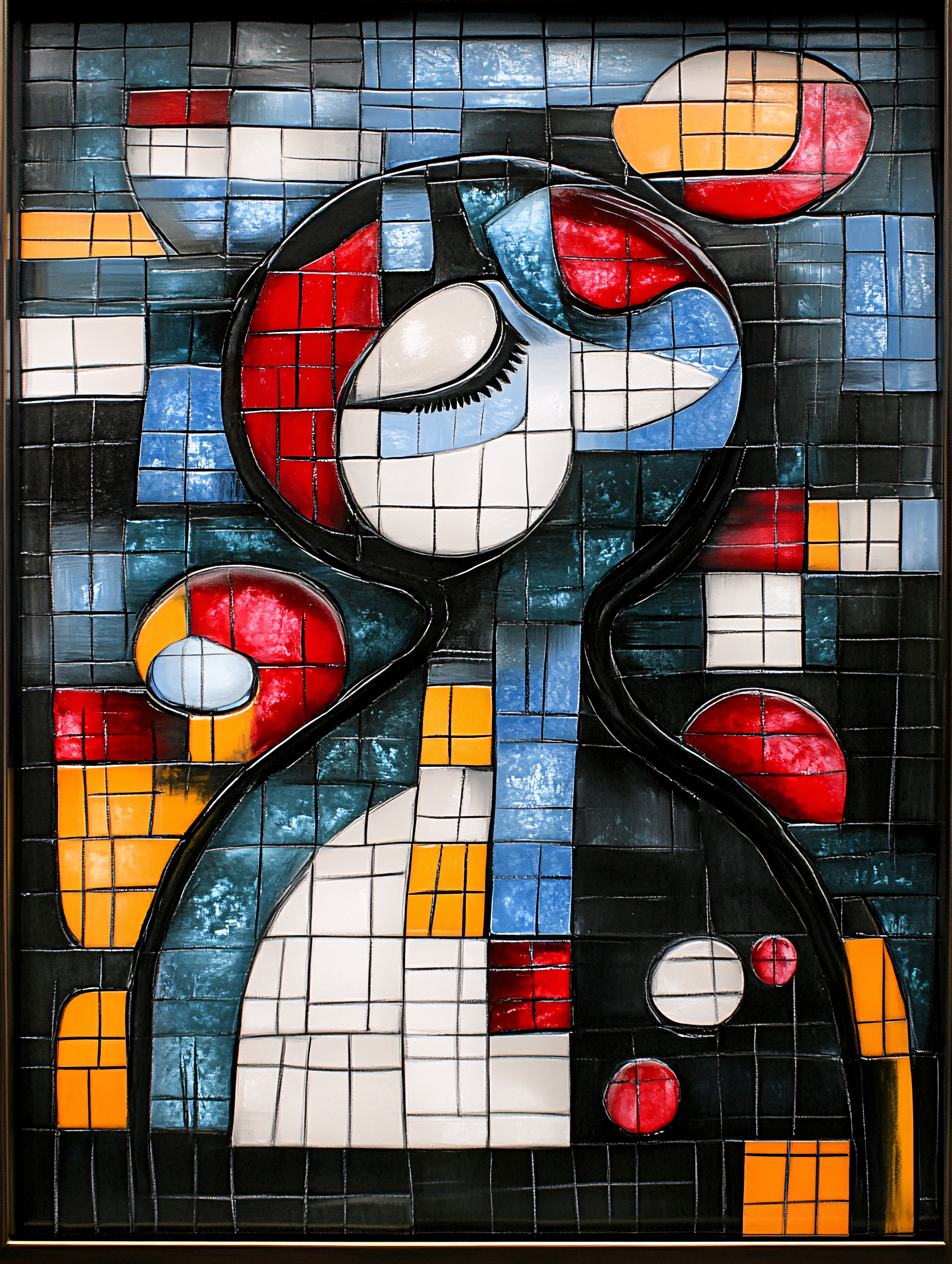 Abstract Geometric Face