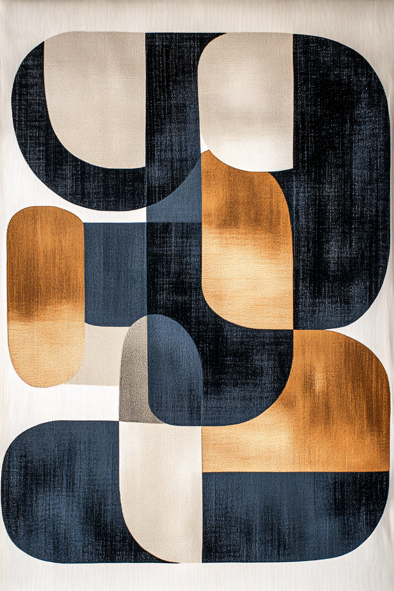 Abstract Geometric Rug Design