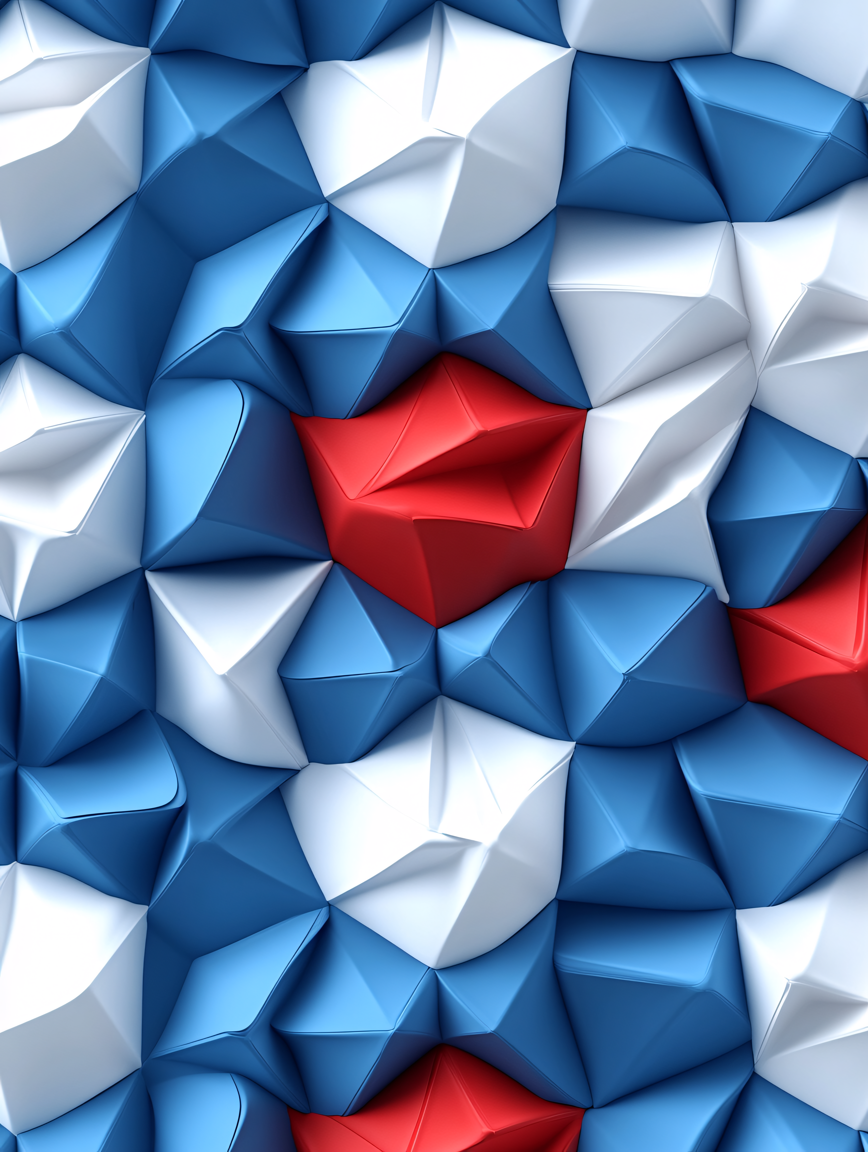 Abstract Geometric Tile Pattern
