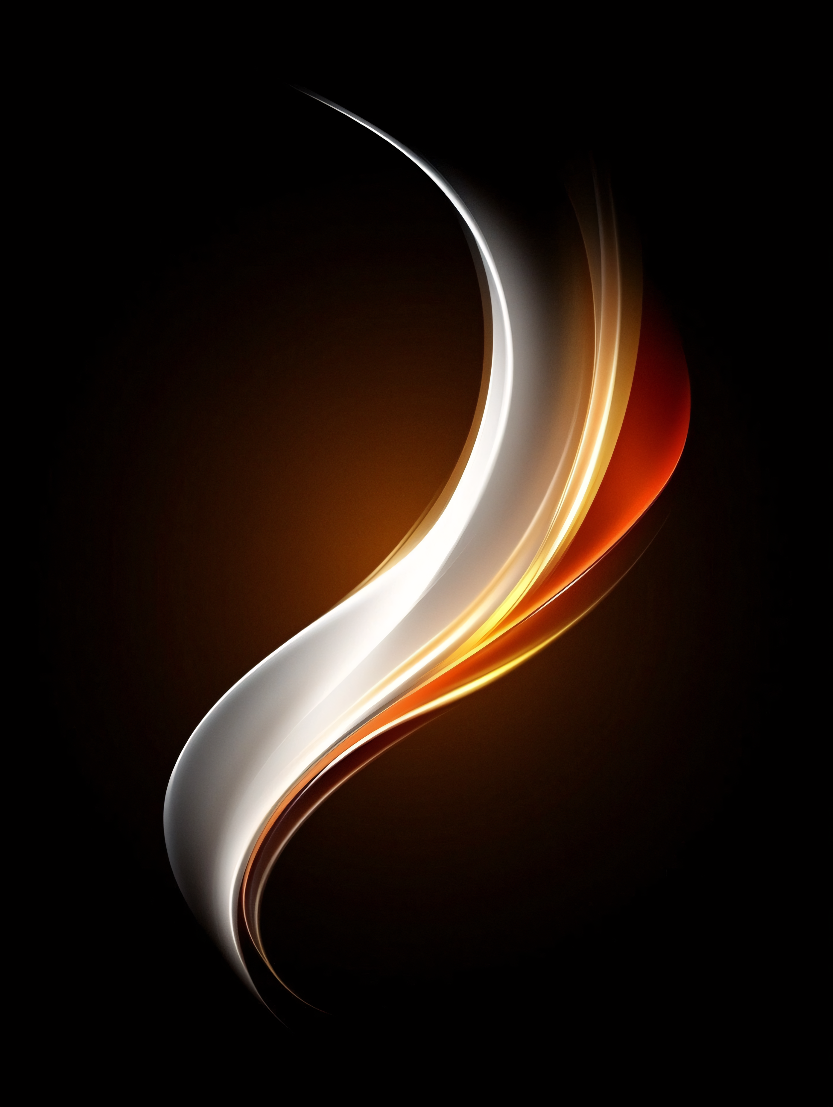 Abstract Glowing Wave