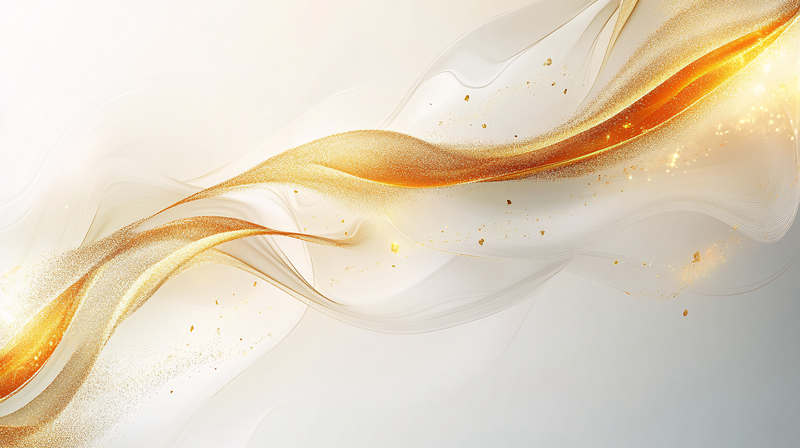 Abstract Gold Waves