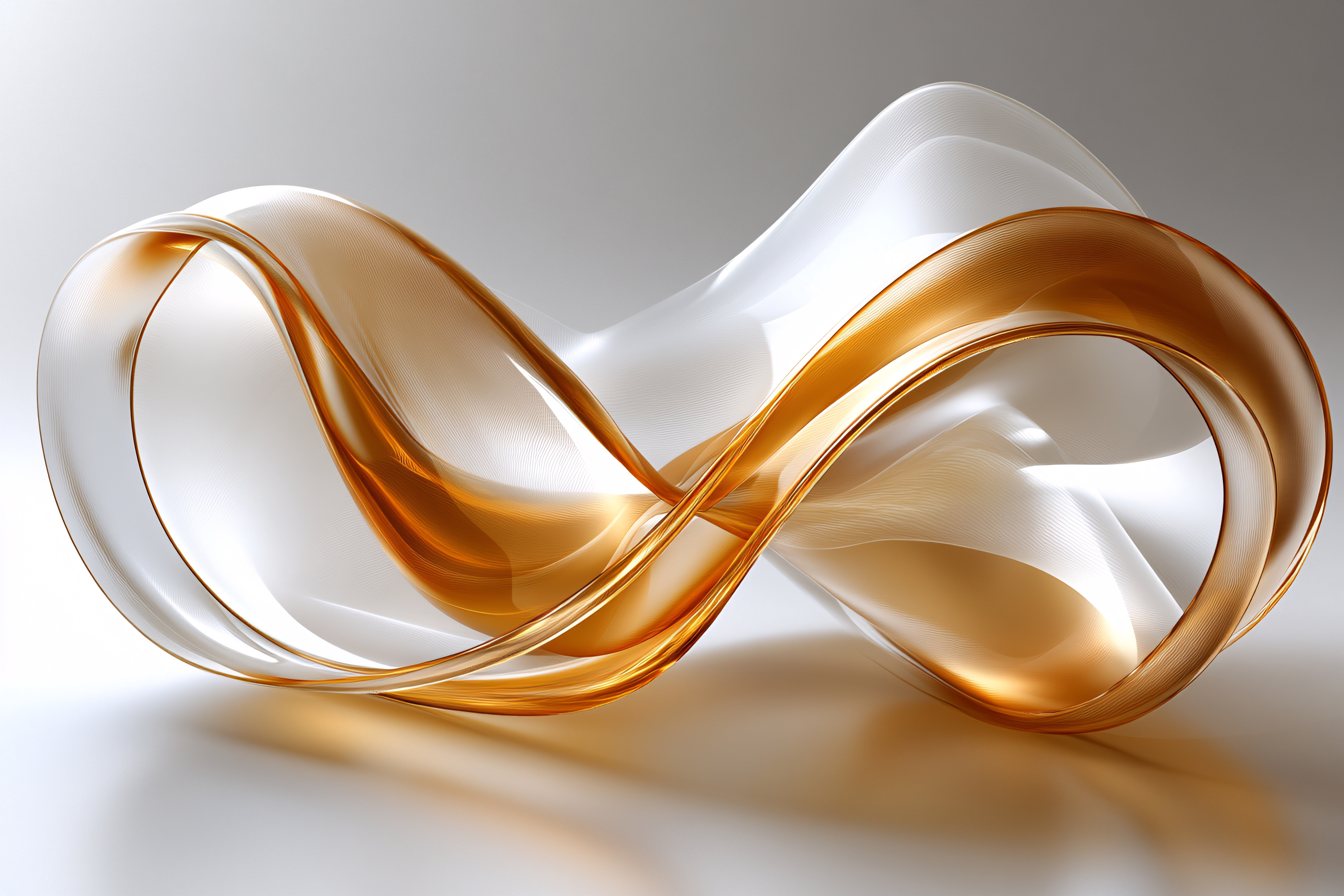 Abstract Golden Wave