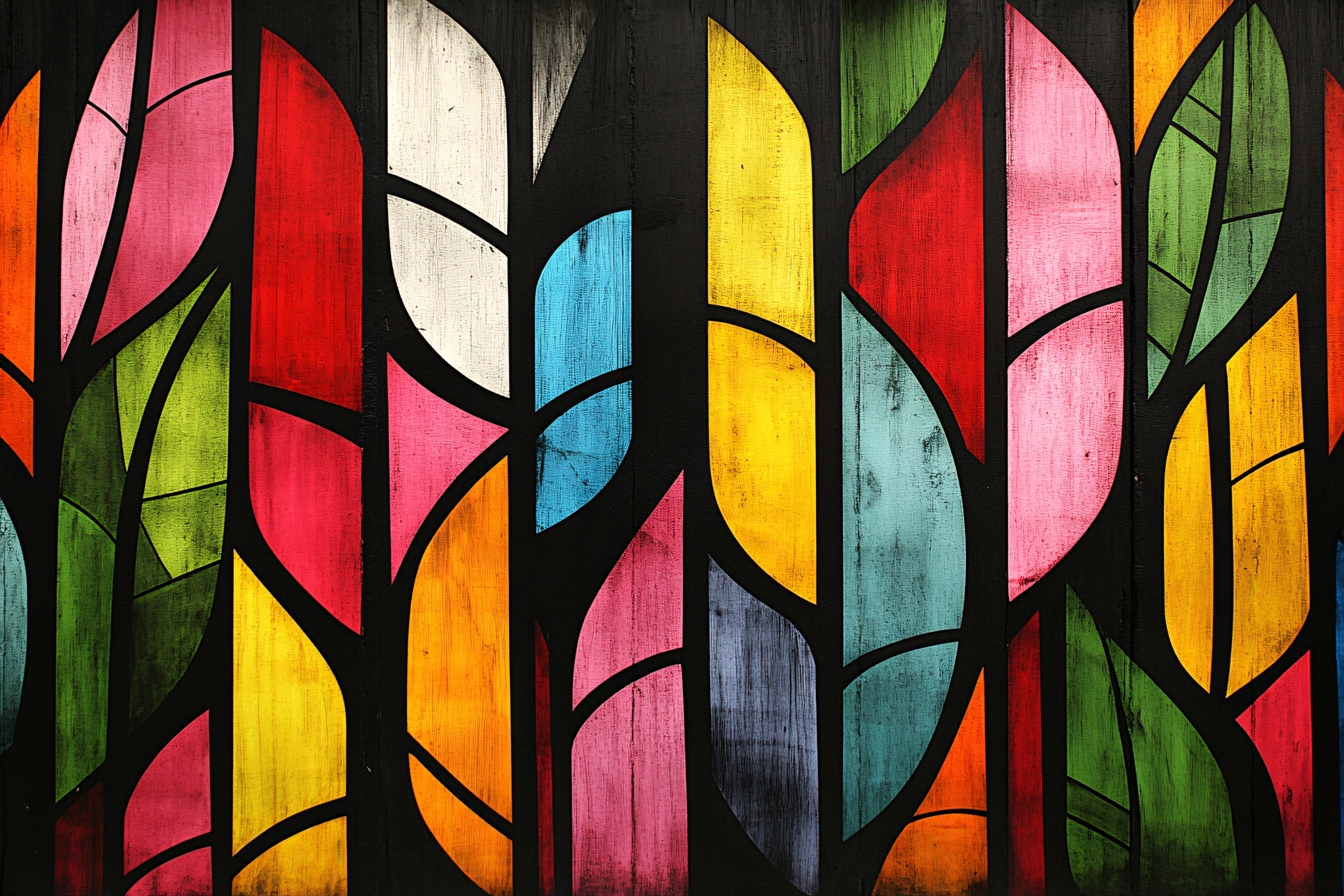 Abstract Leaf Panel