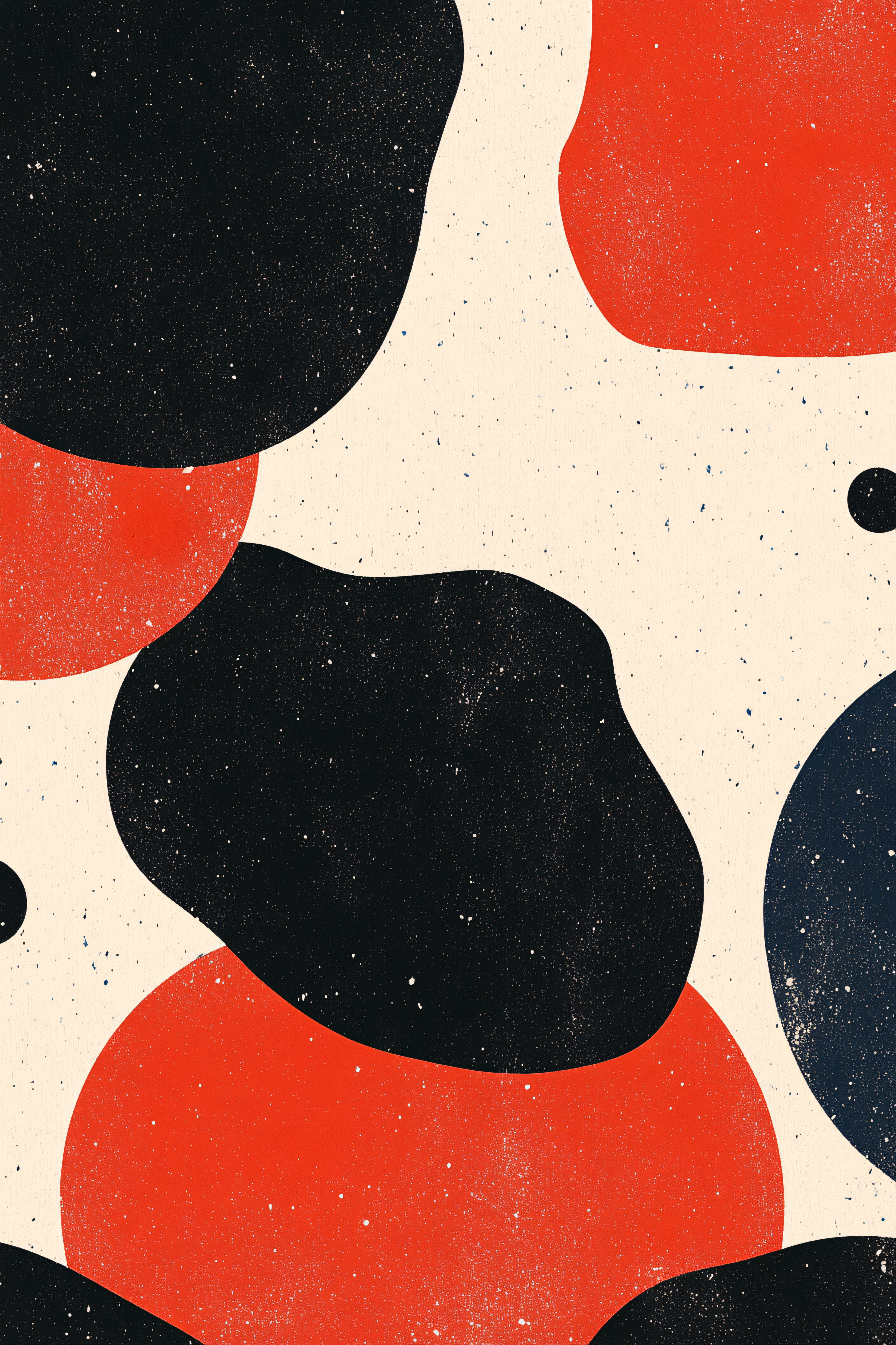 Abstract Organic Shapes Pattern
