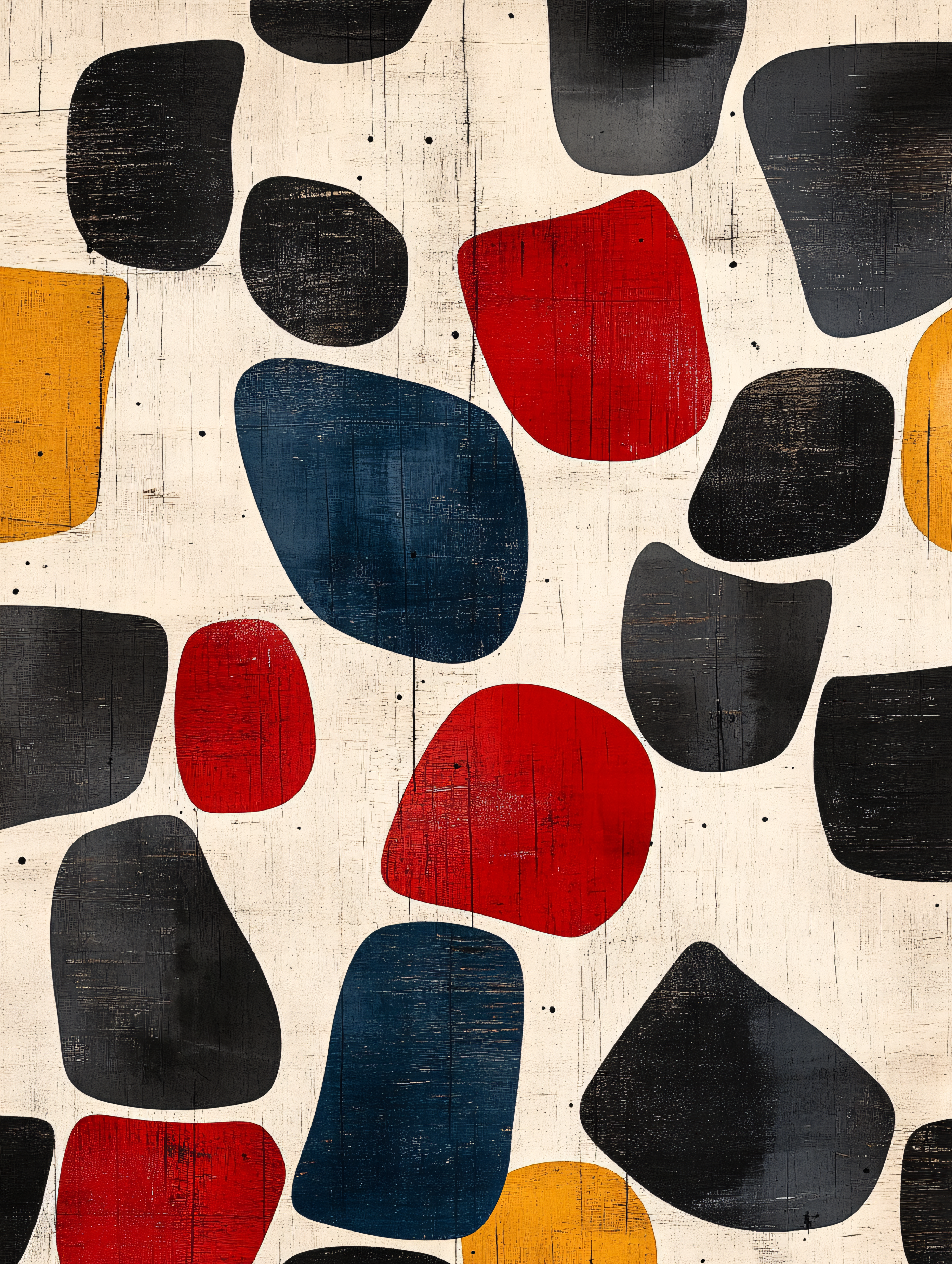 Abstract Organic Shapes Pattern