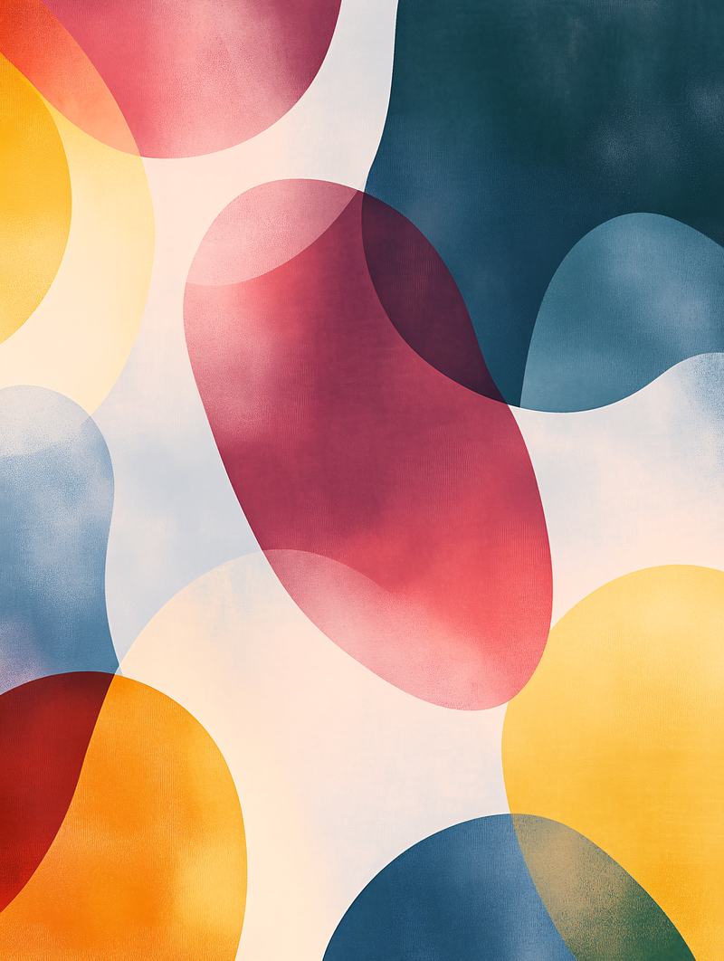 Abstract Overlapping Shapes