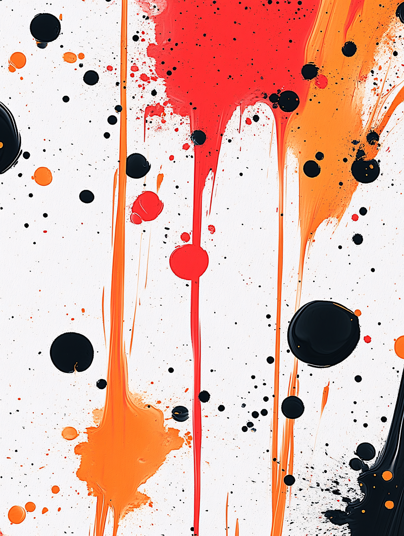 Abstract Paint Splashes
