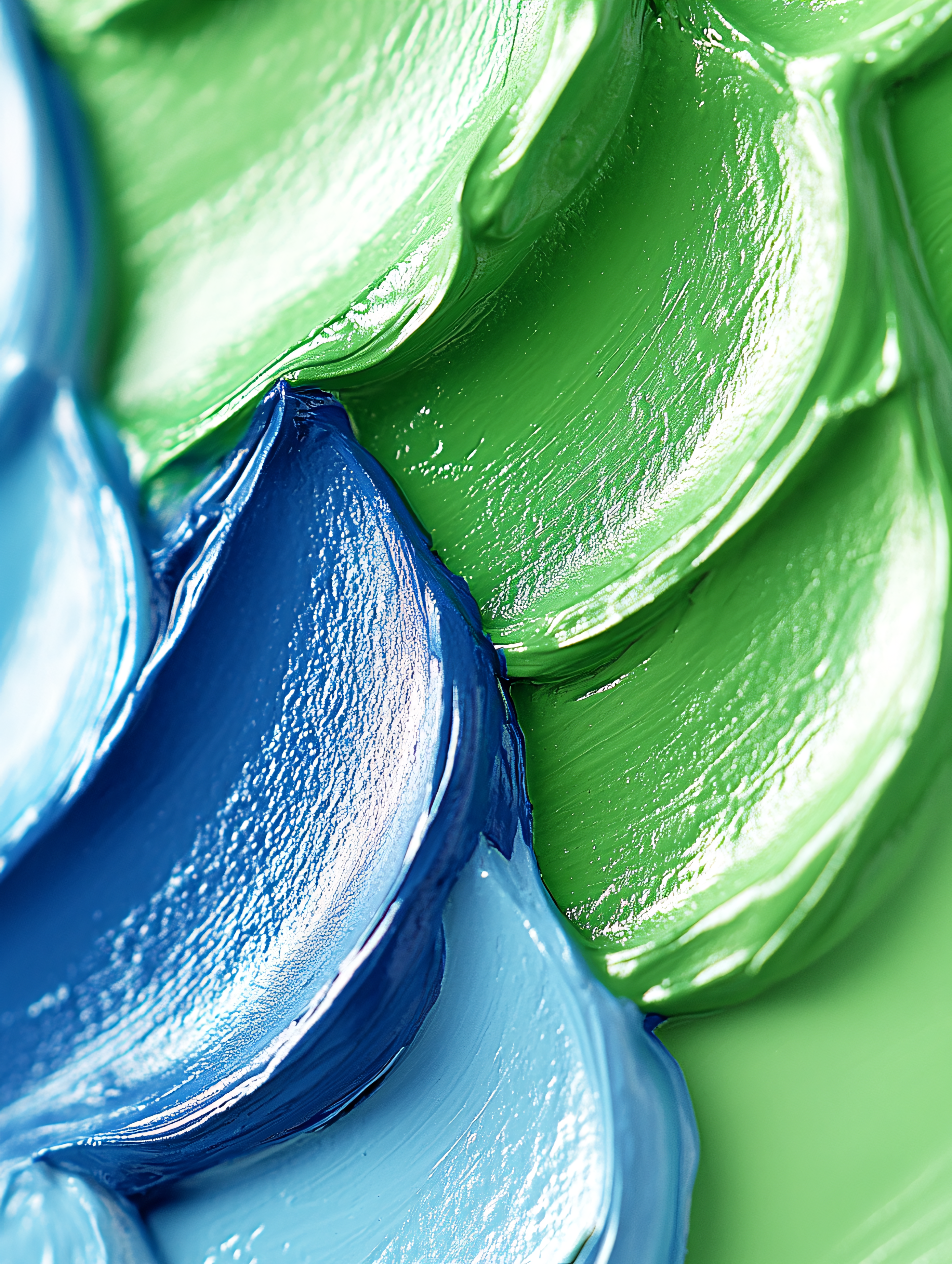 Abstract Paint Strokes