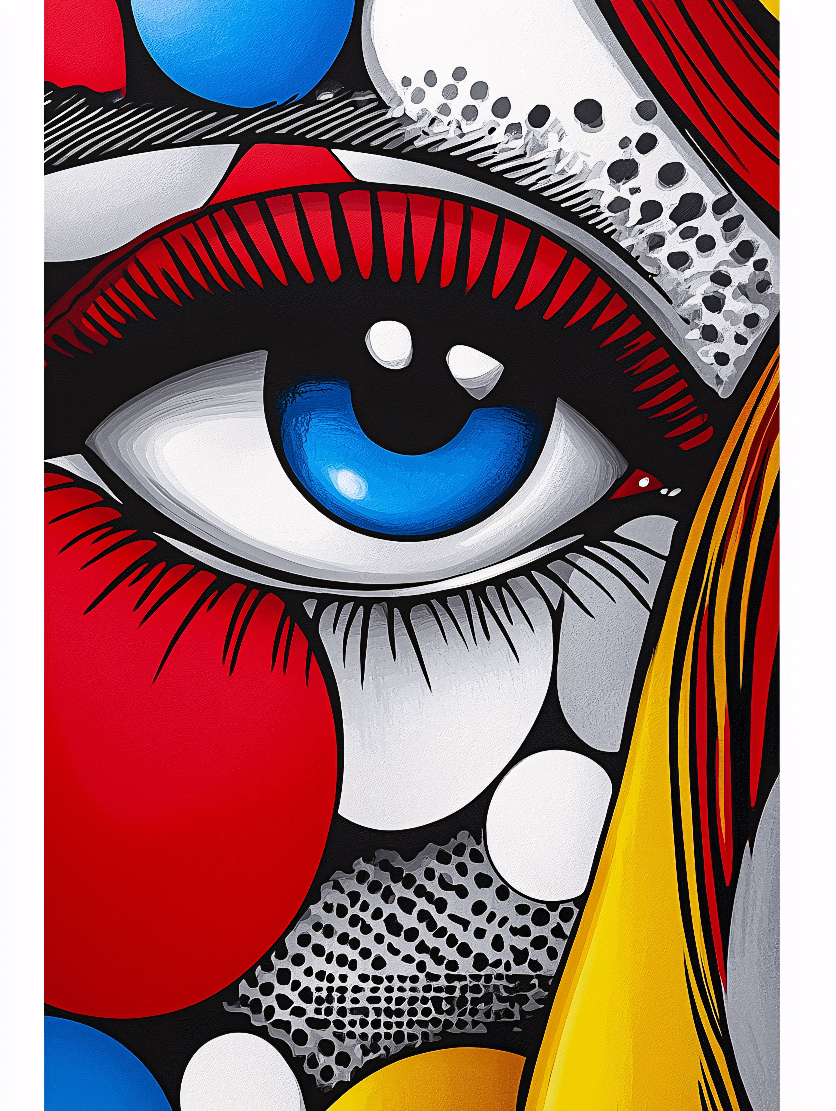 Abstract Pop Art Eye