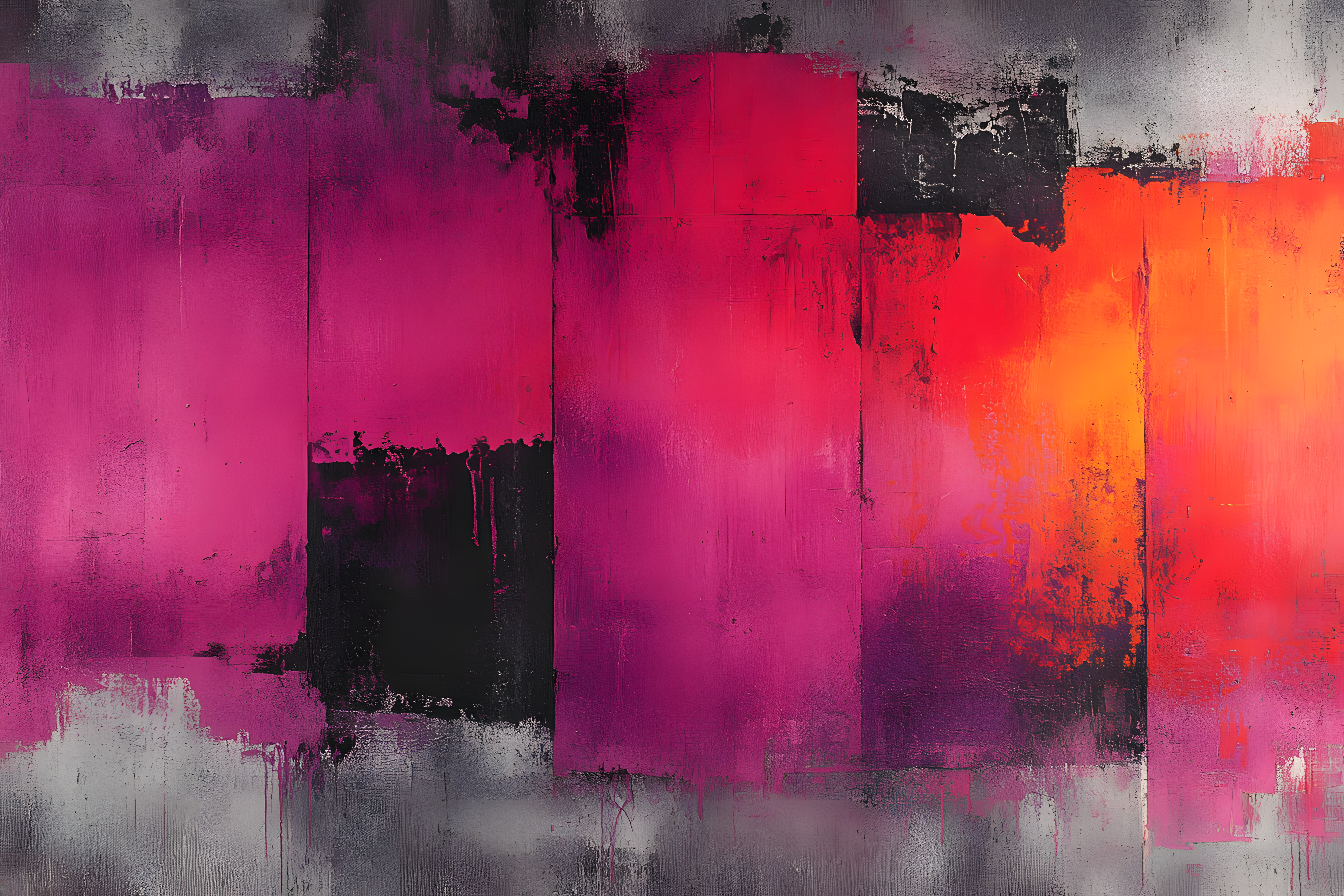 Abstract Textured Color Blocks