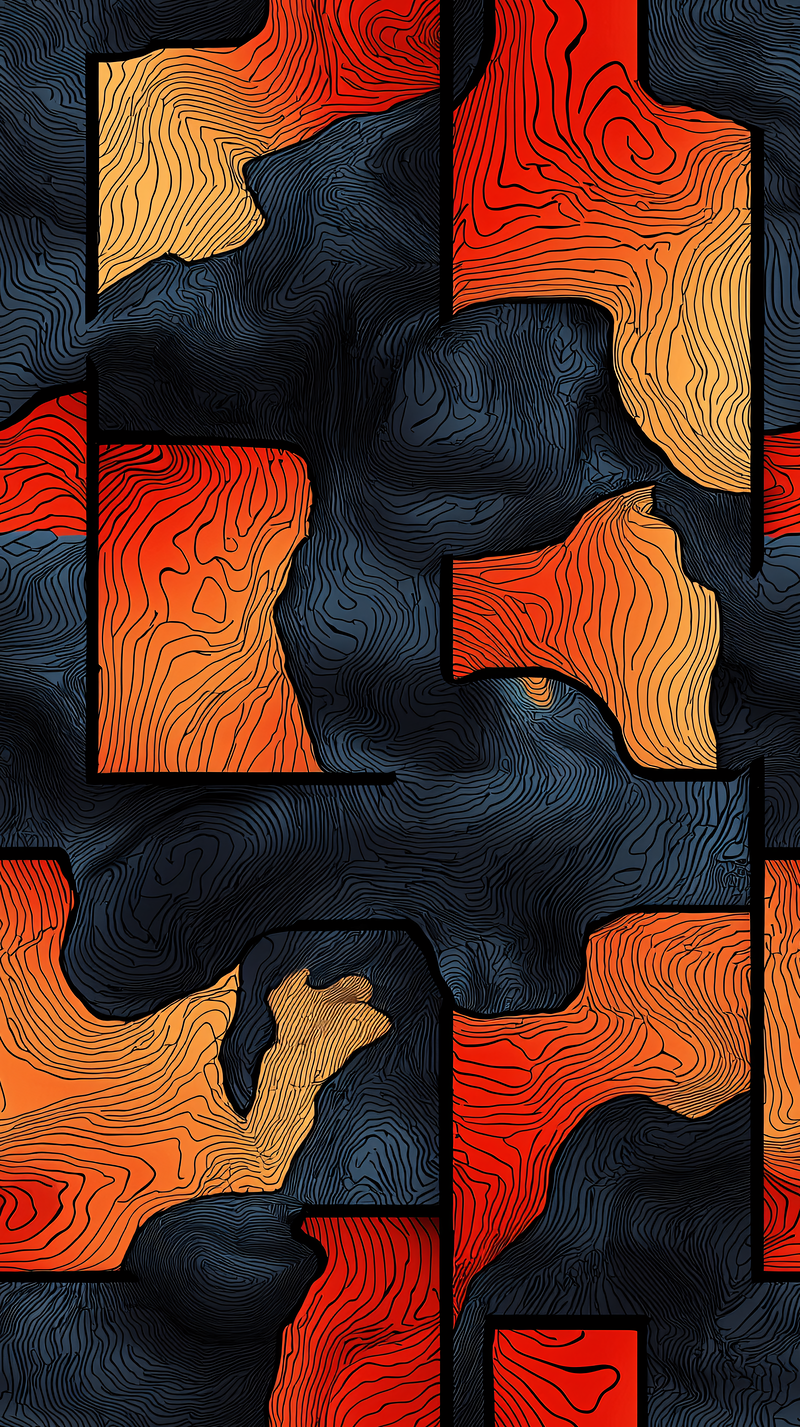 Abstract Topographic Pattern