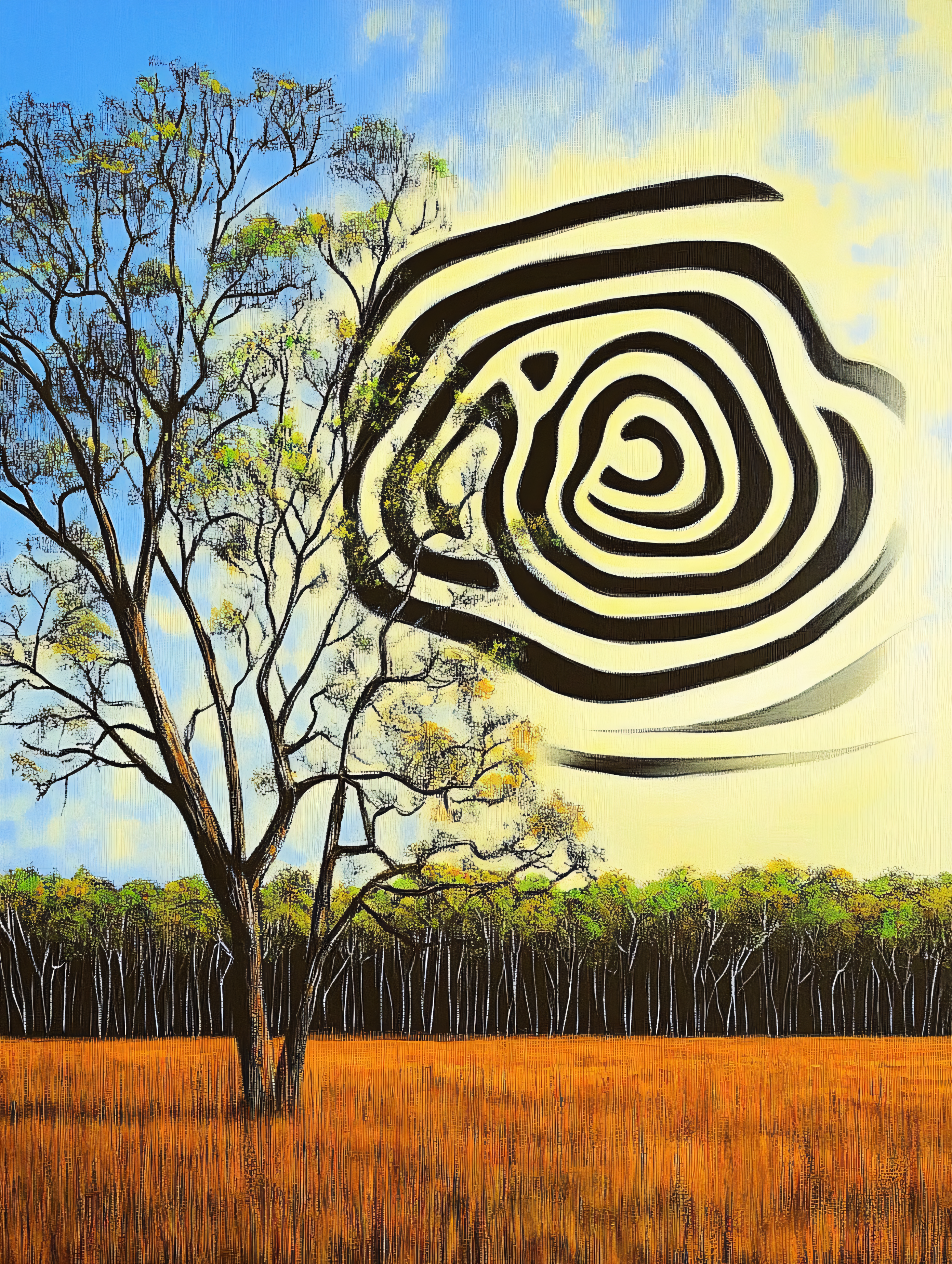 Abstract Tree Landscape