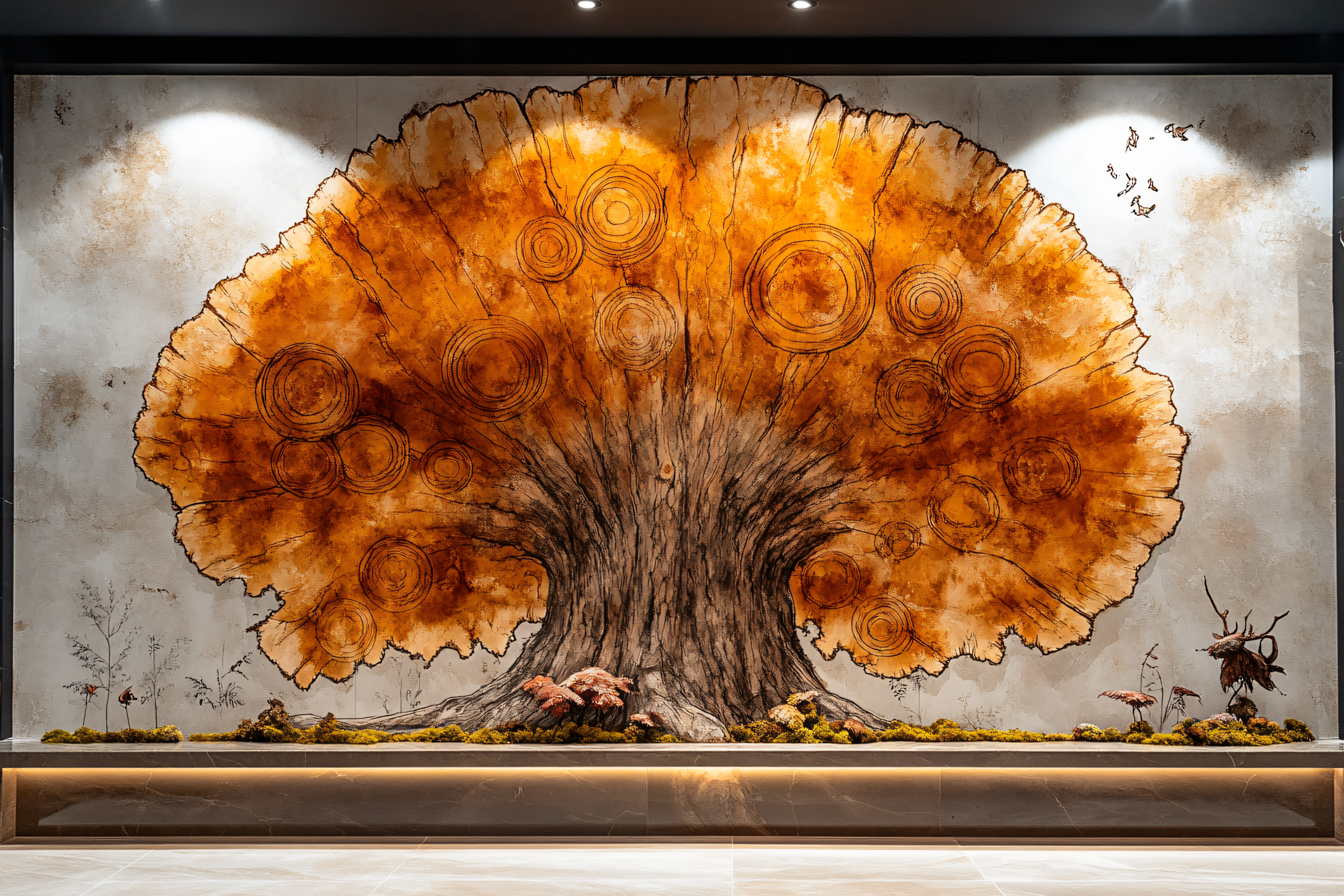 Abstract Tree Wall Art