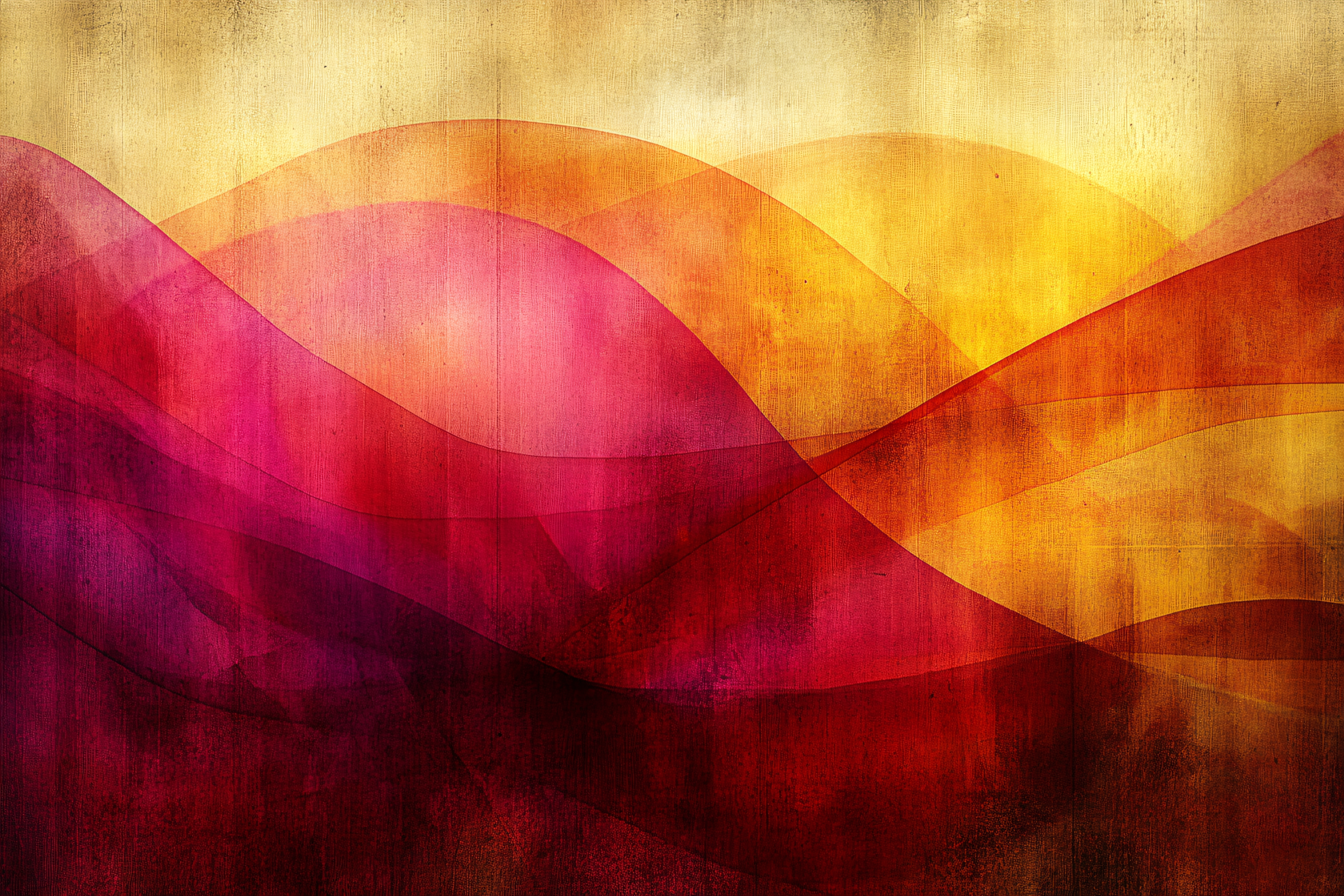 Abstract Waves of Color