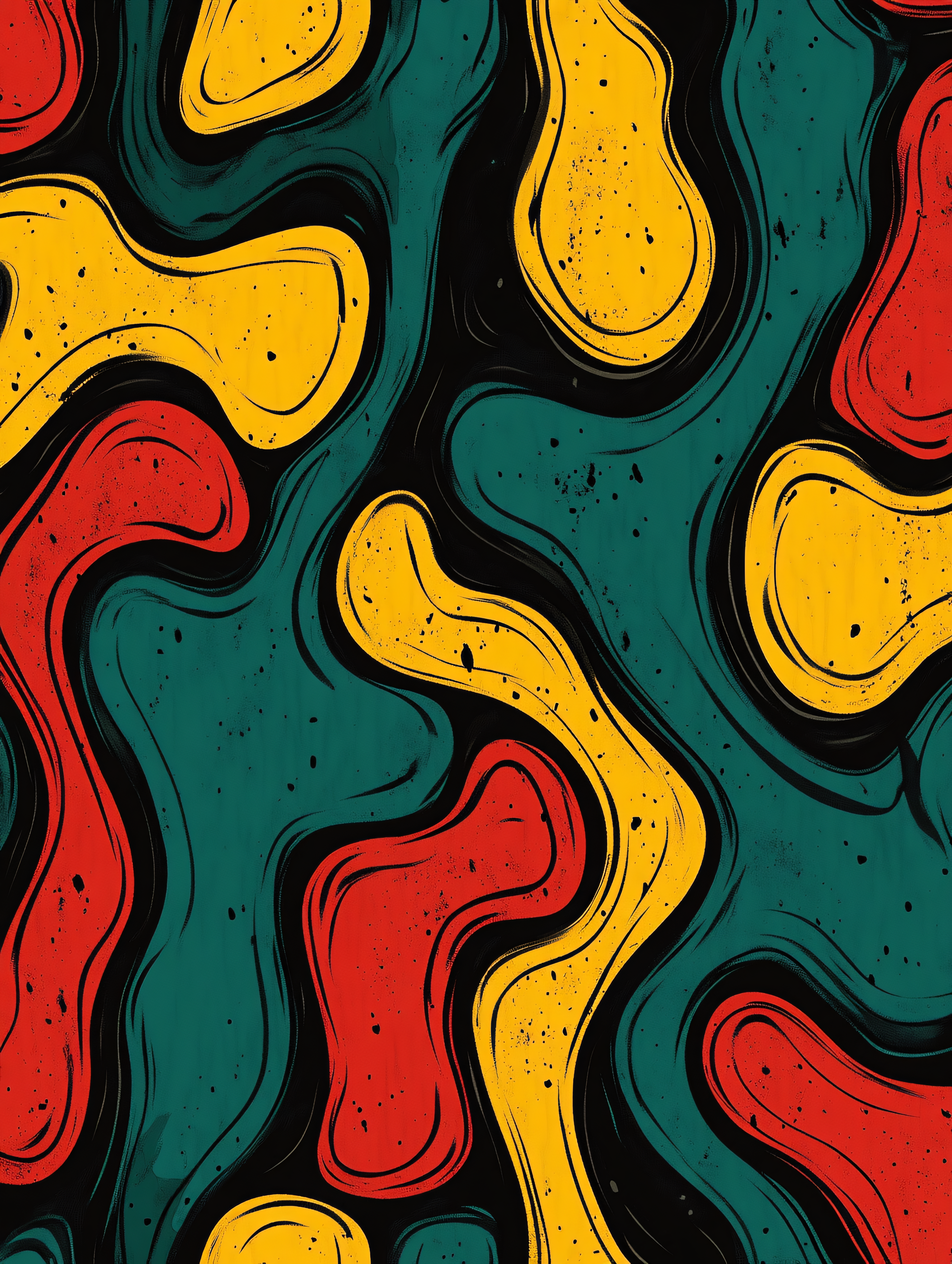 Abstract Wavy Pattern