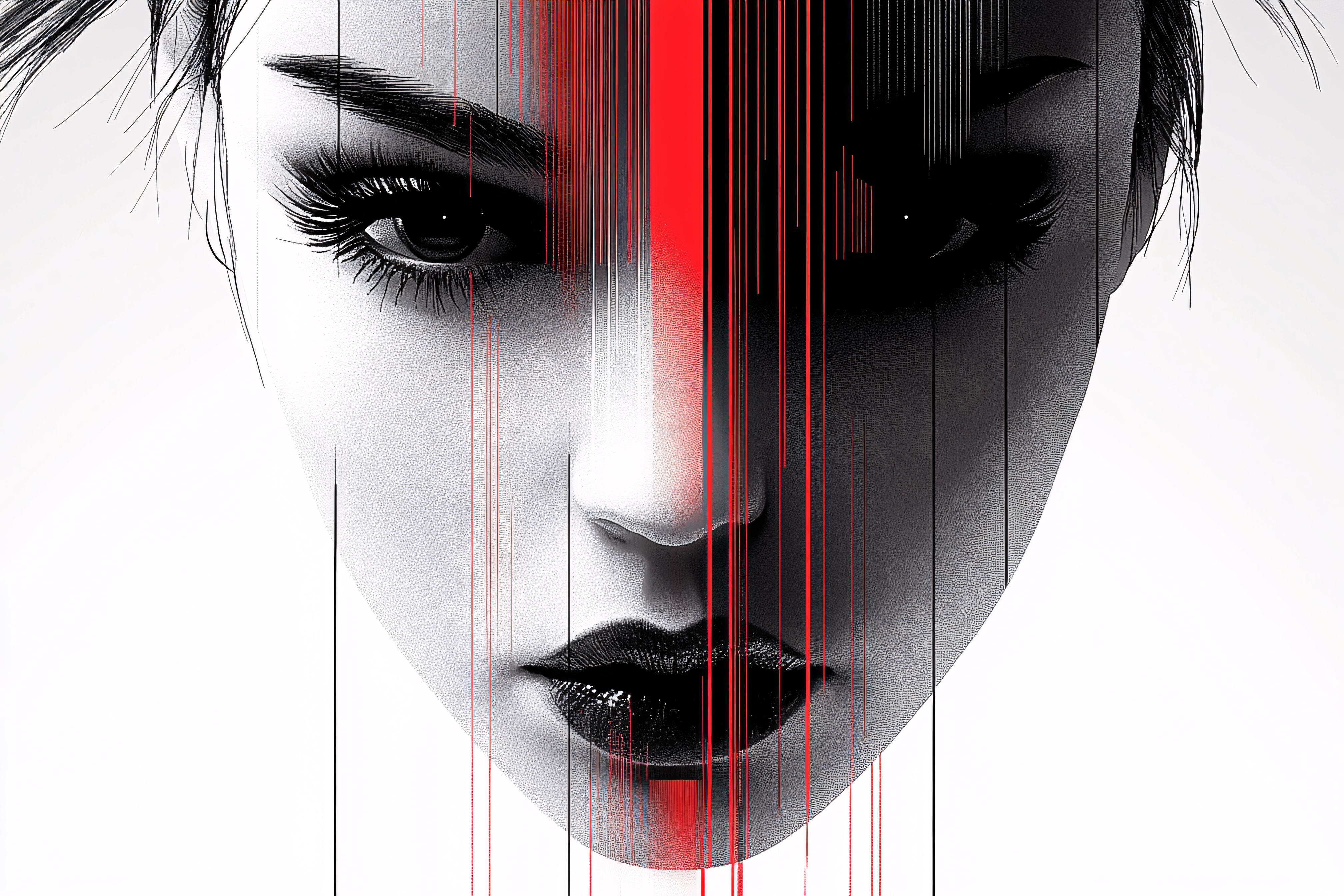 Abstract Woman Portrait