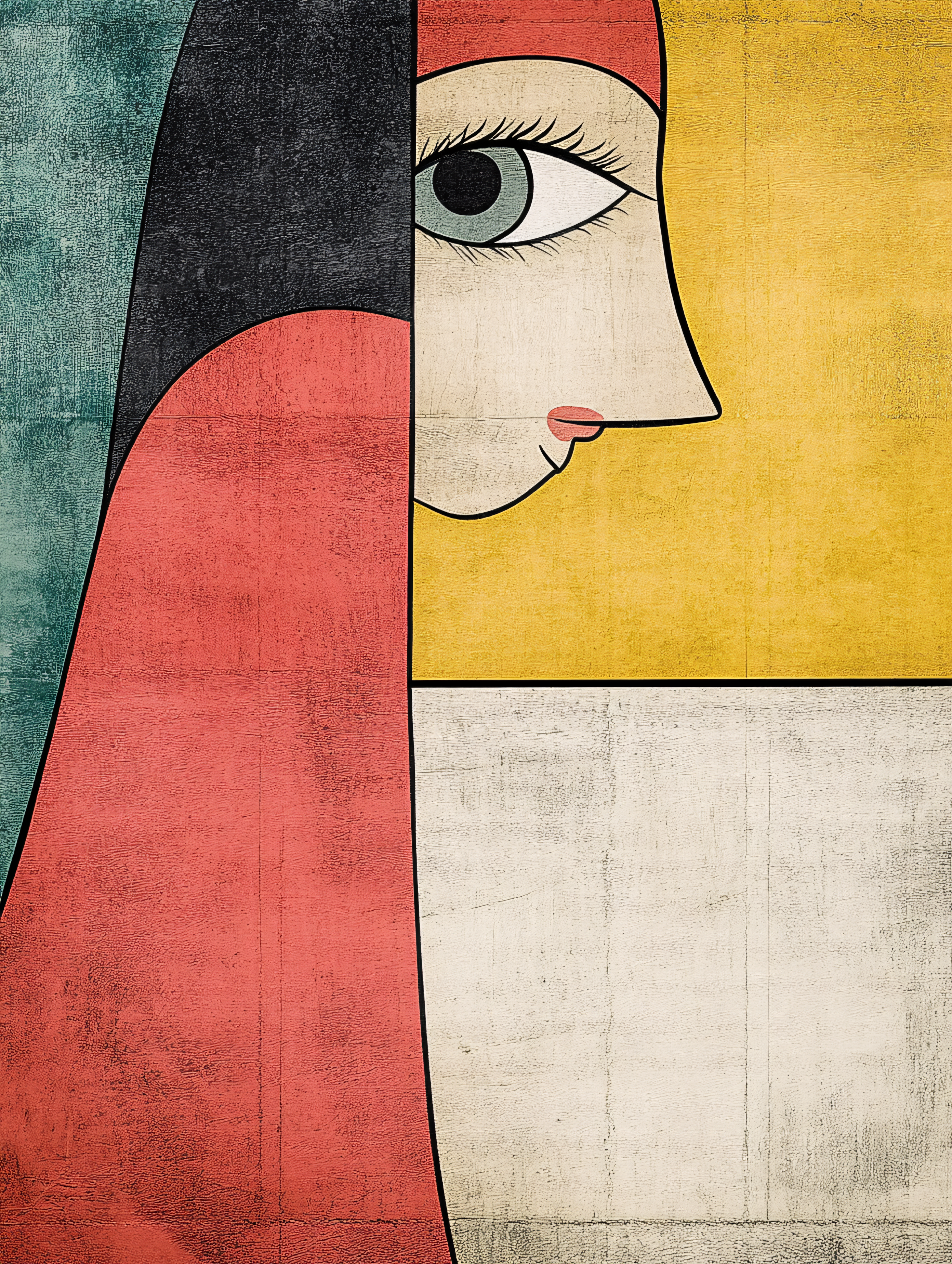Abstract Woman Portrait