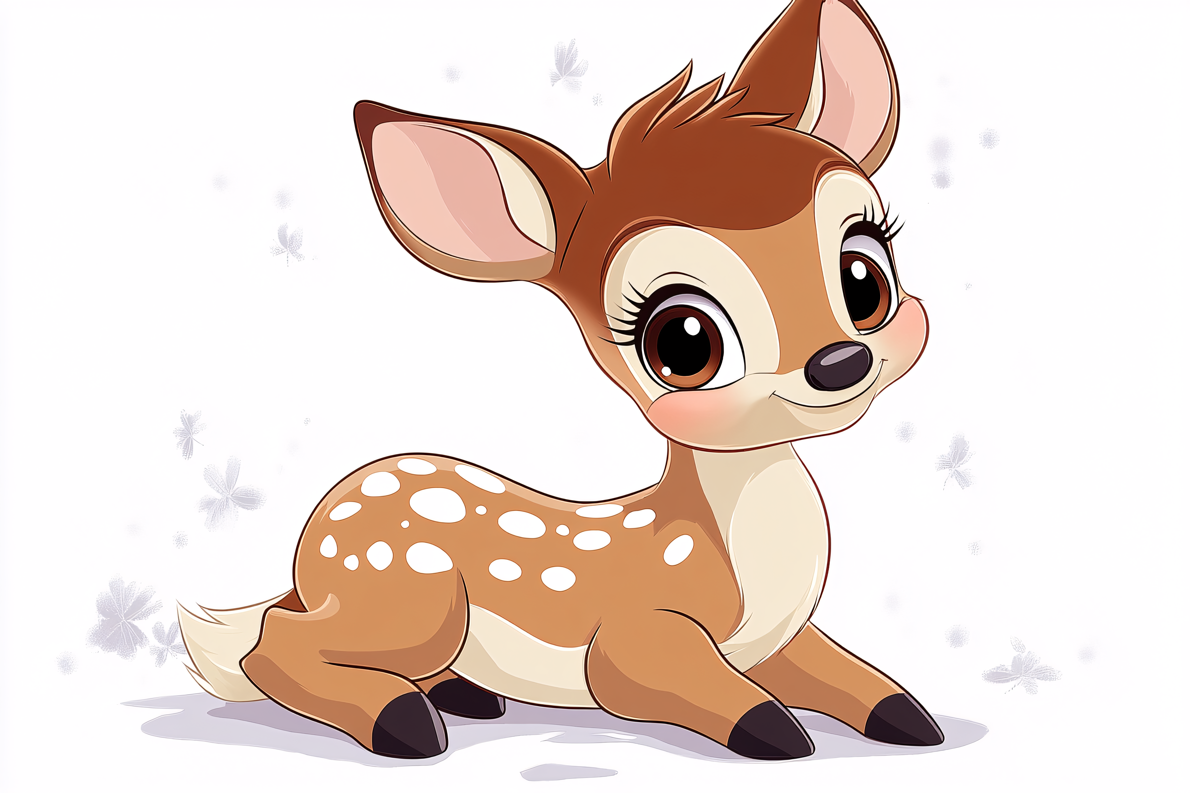 Adorable Fawn Resting