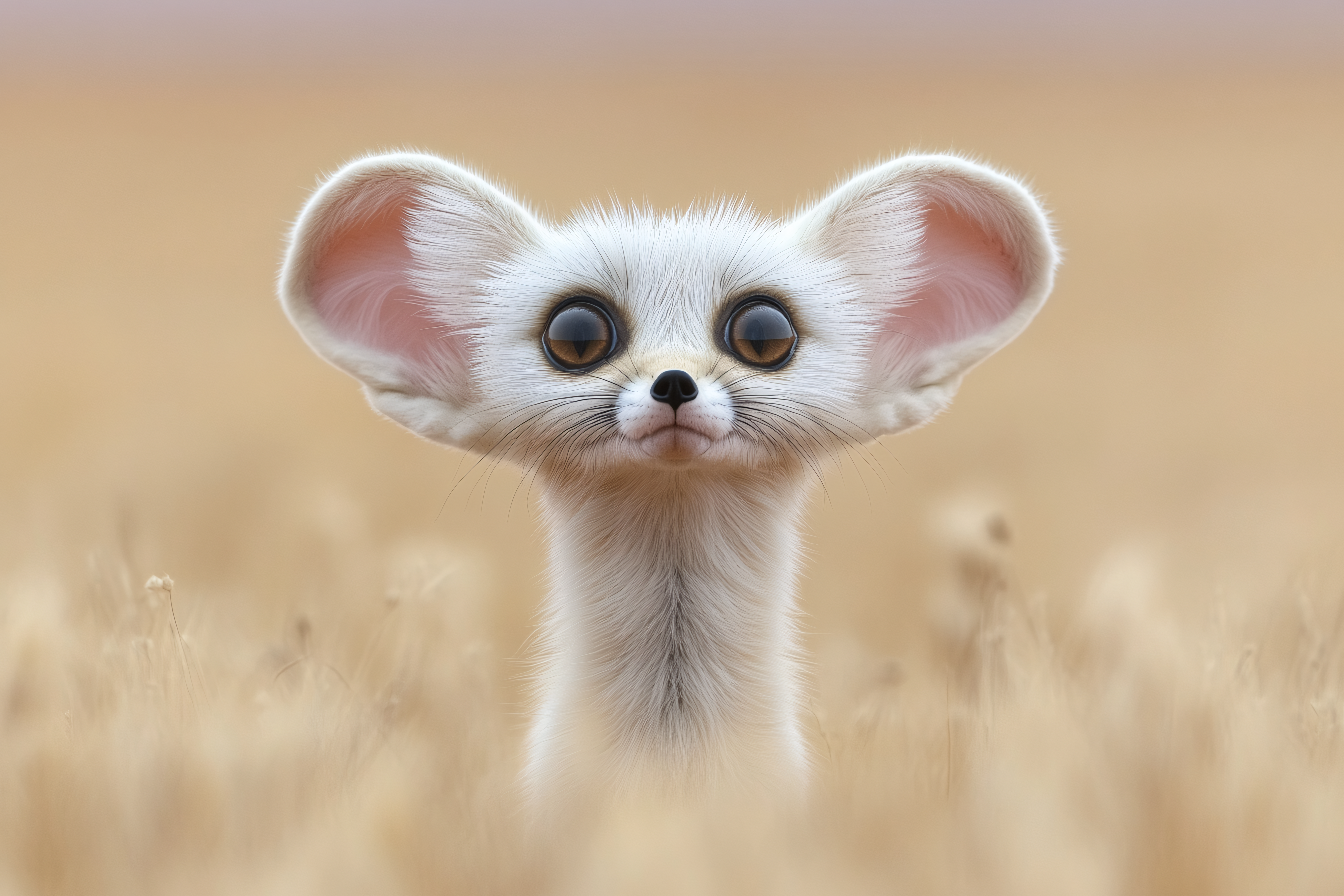 Adorable Fennec Fox Portrait