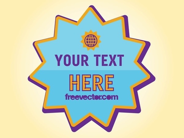 Advertising Star Free Vector