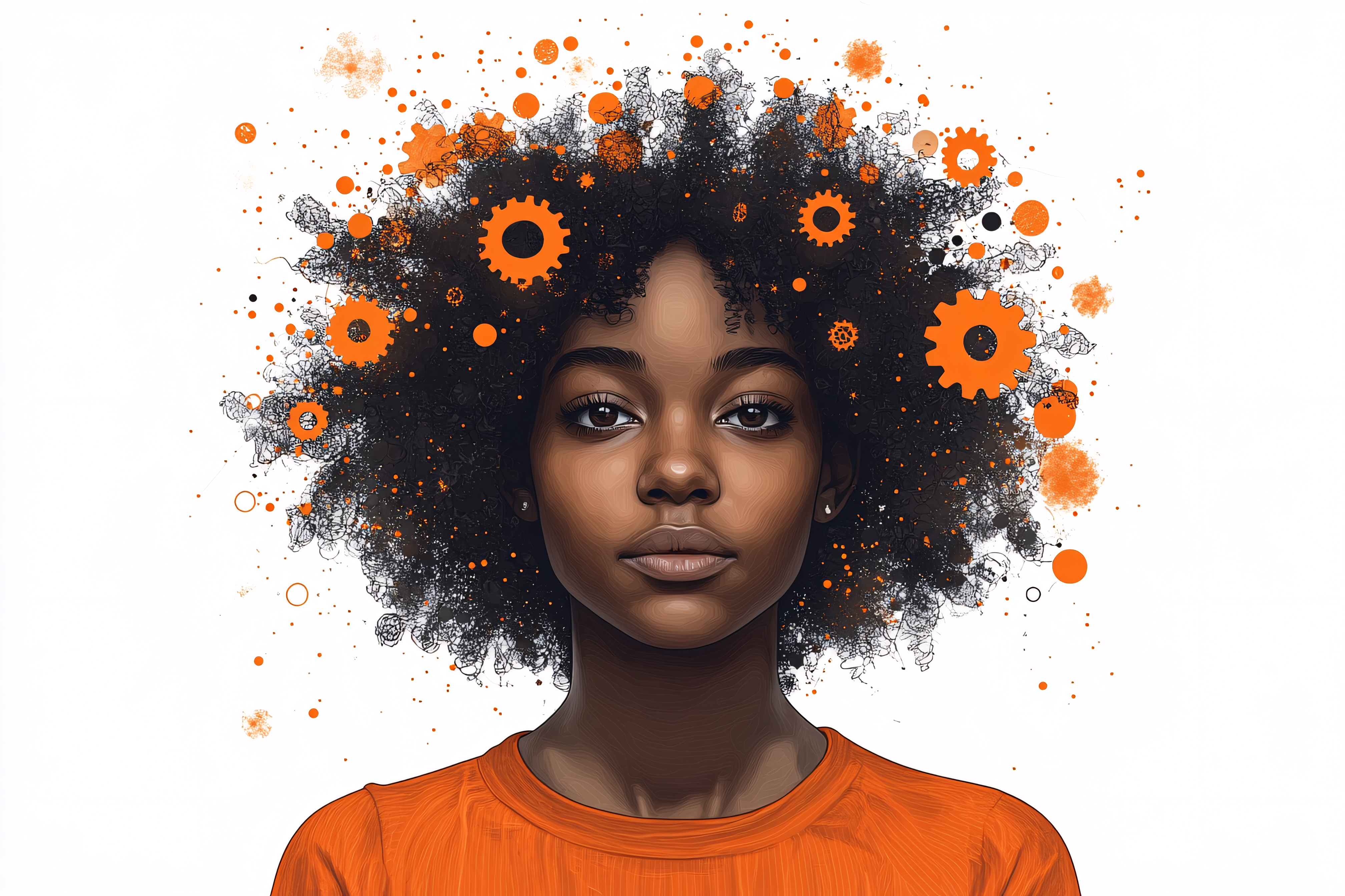 Afro-Futuristic Portrait