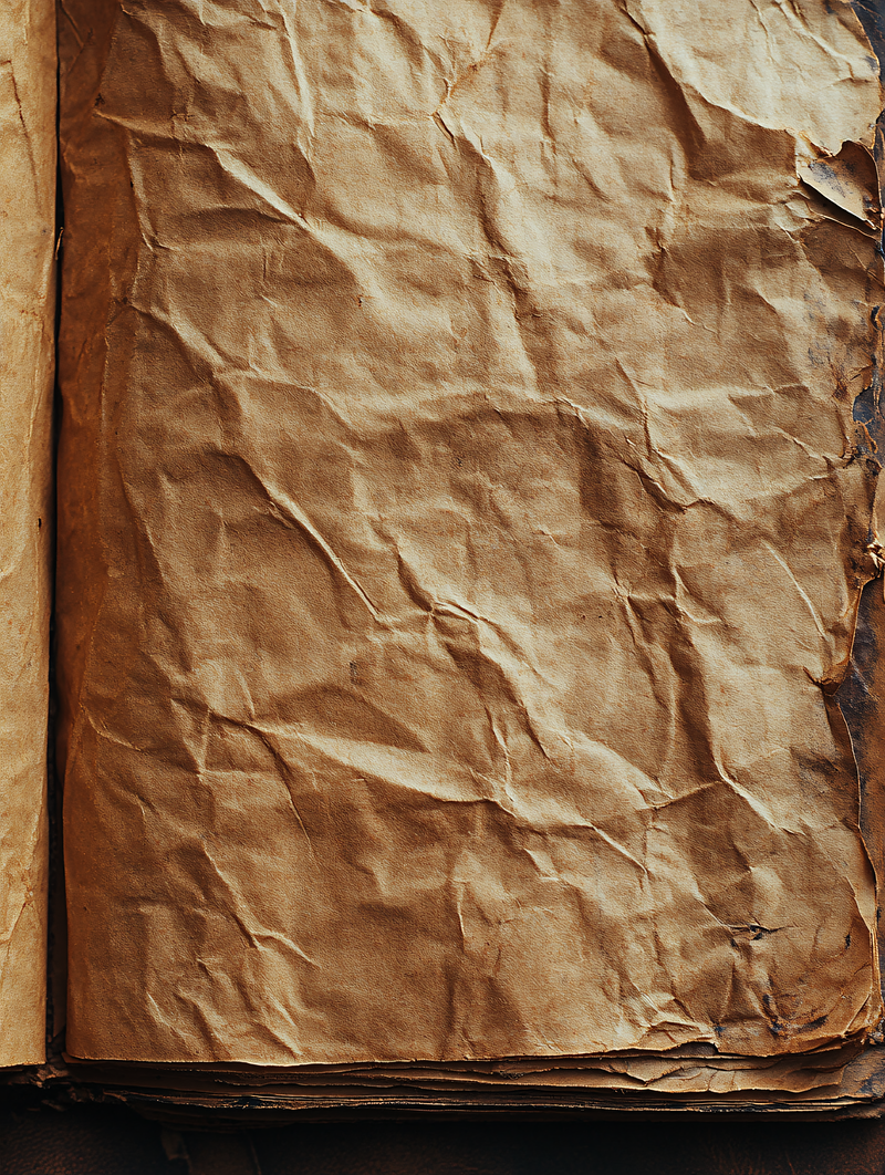 Aged Crumpled Paper Texture