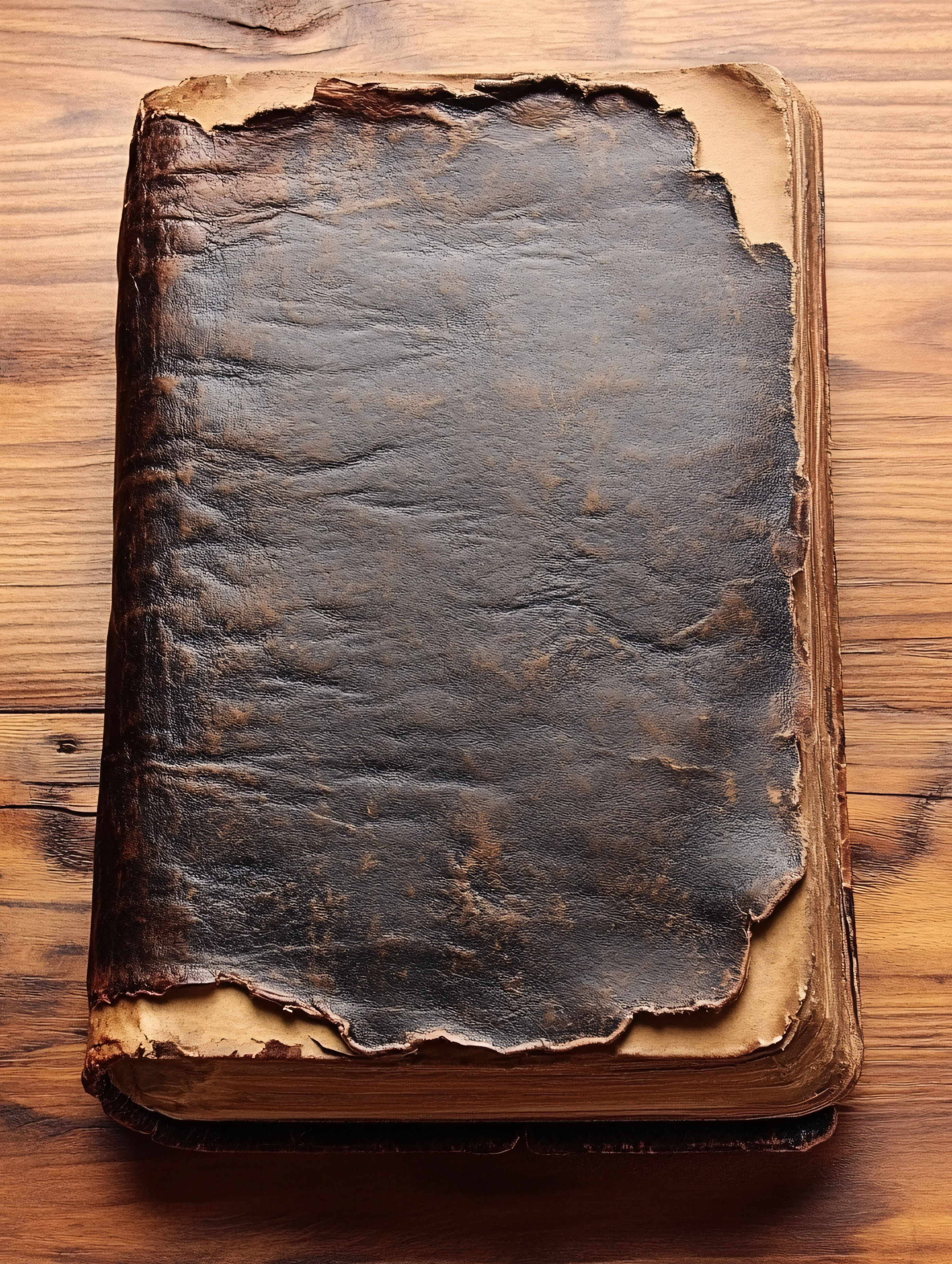 Aged Leather Book