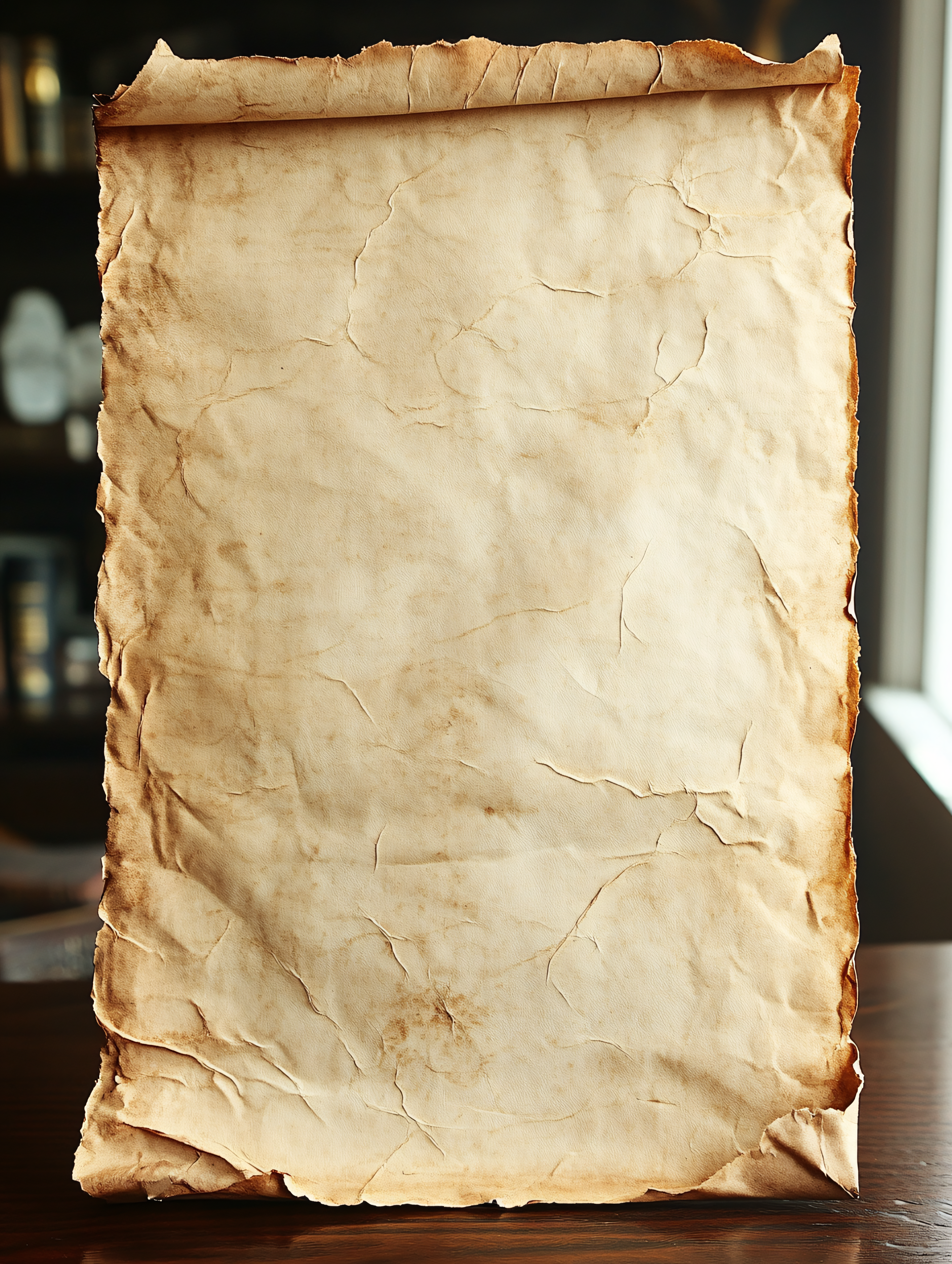 Aged Paper Scroll