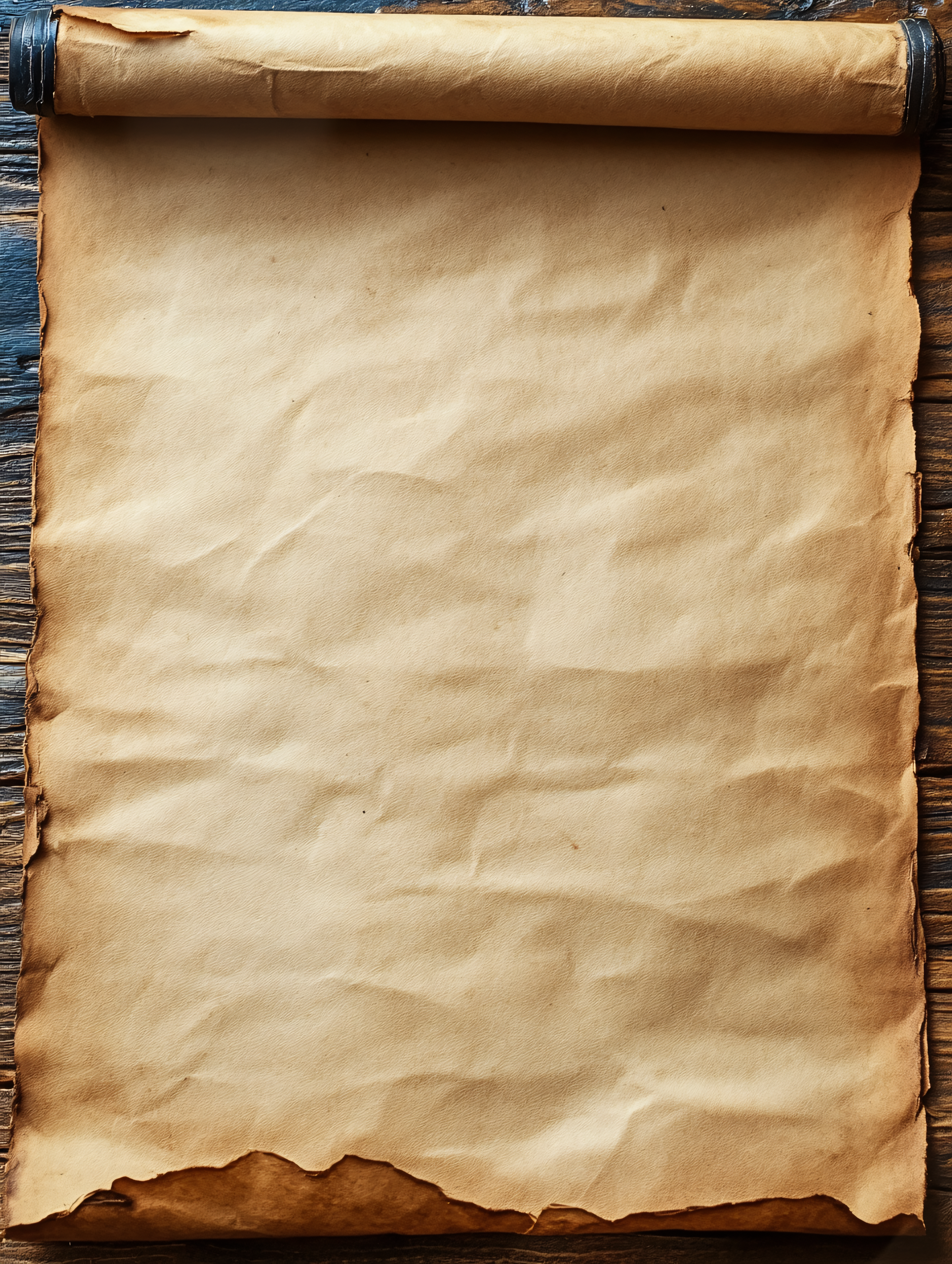 Aged Paper Scroll