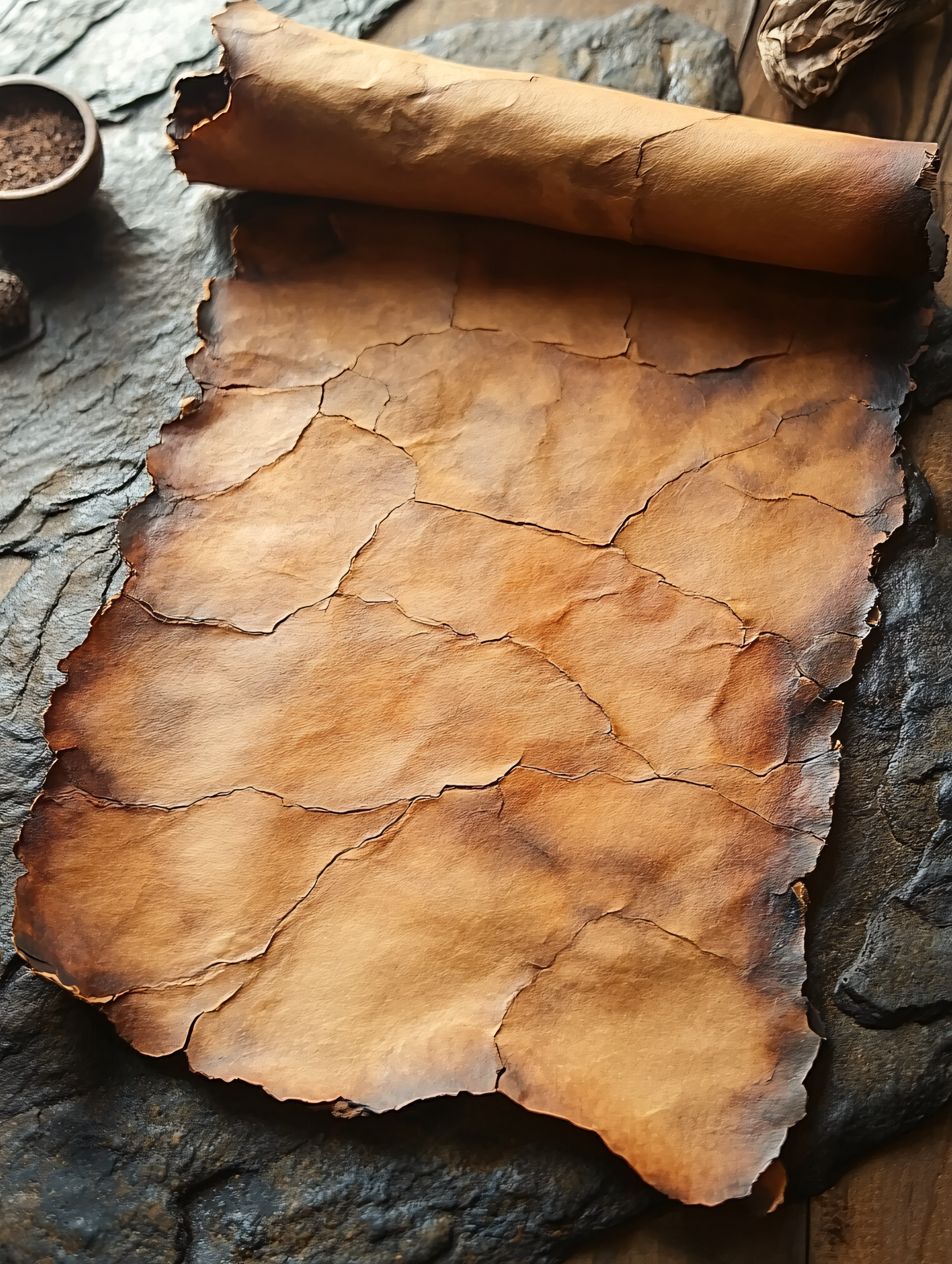 Aged Parchment Scroll