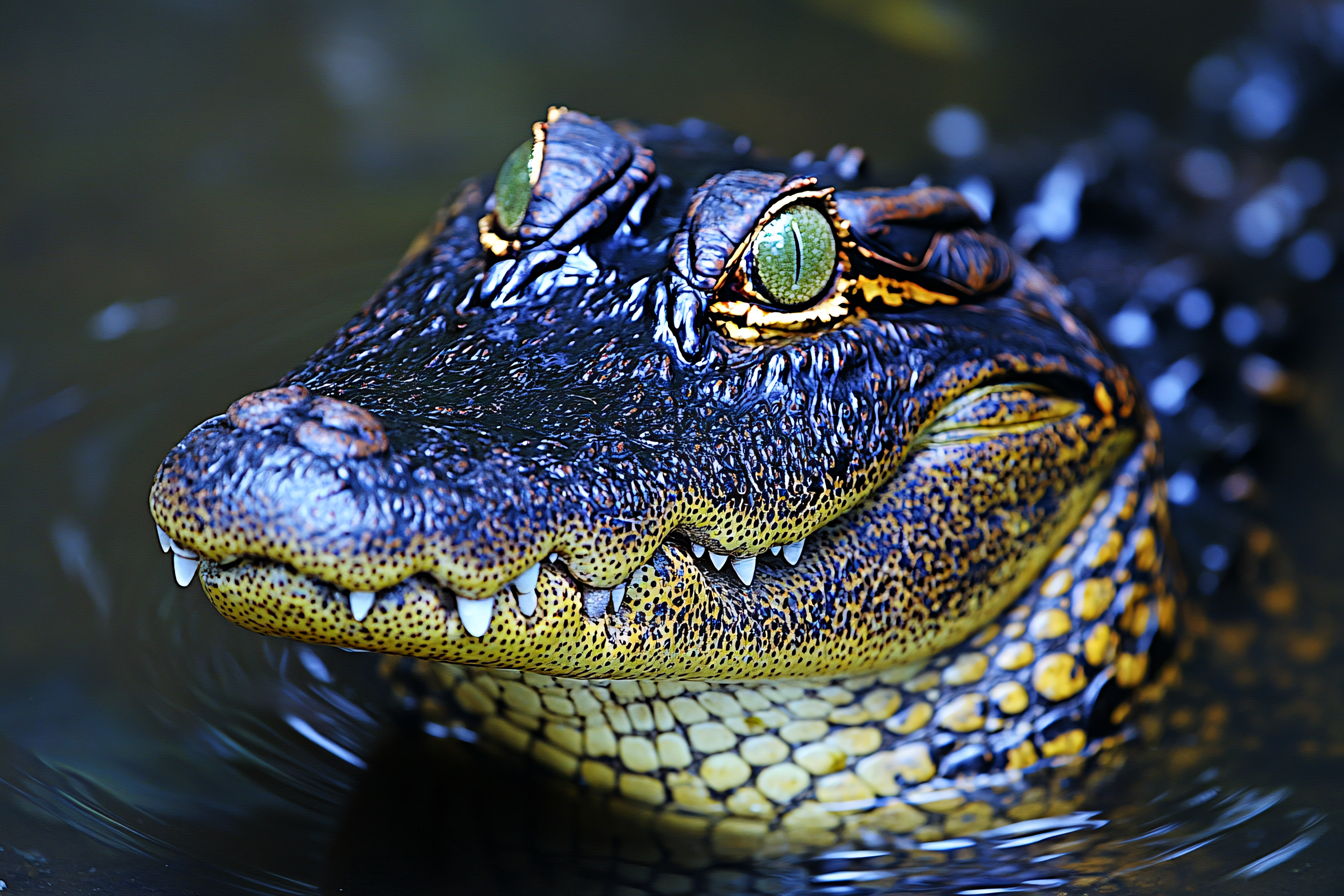 Alligator Head Close Up