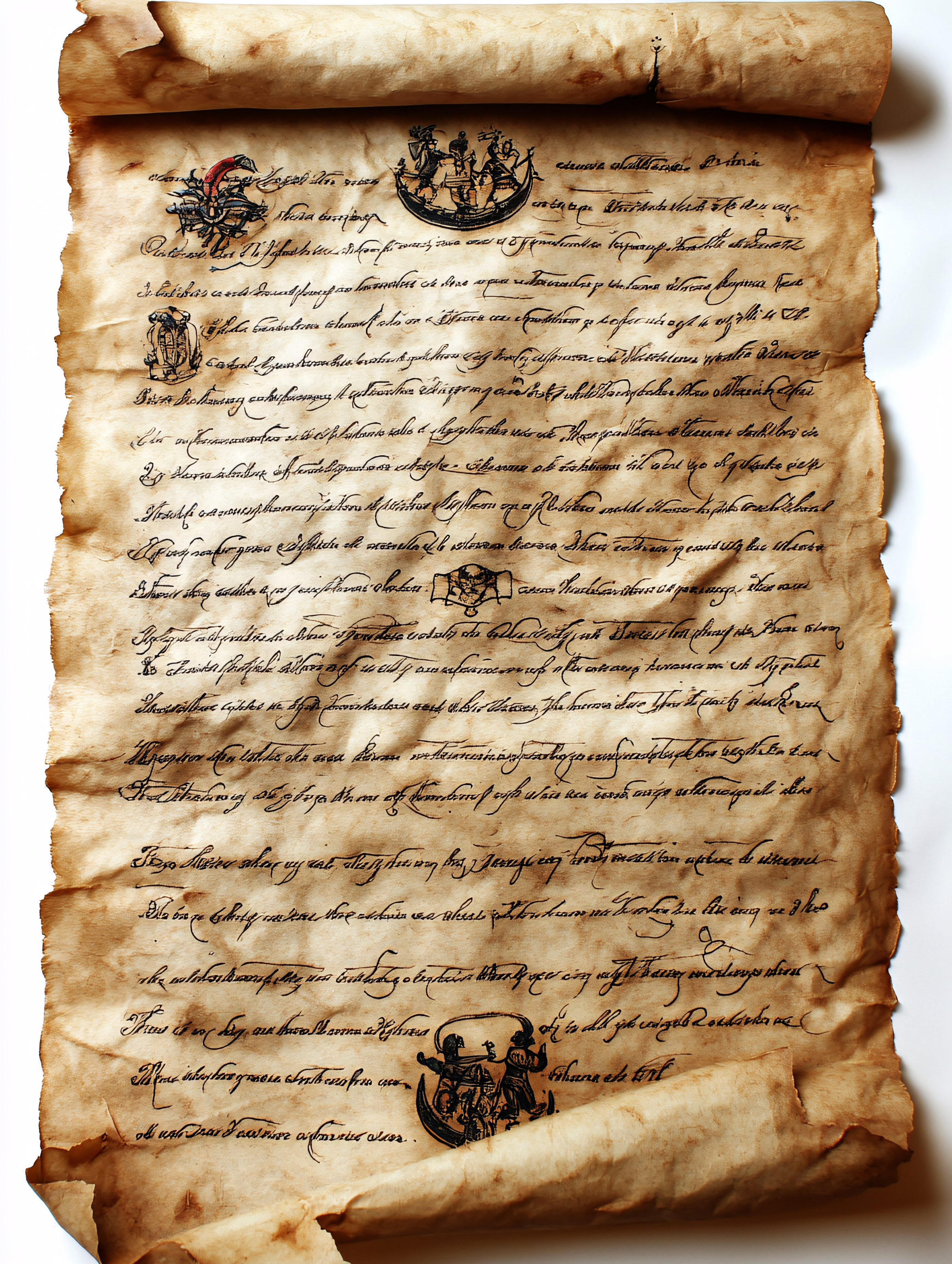 Ancient Scroll Document