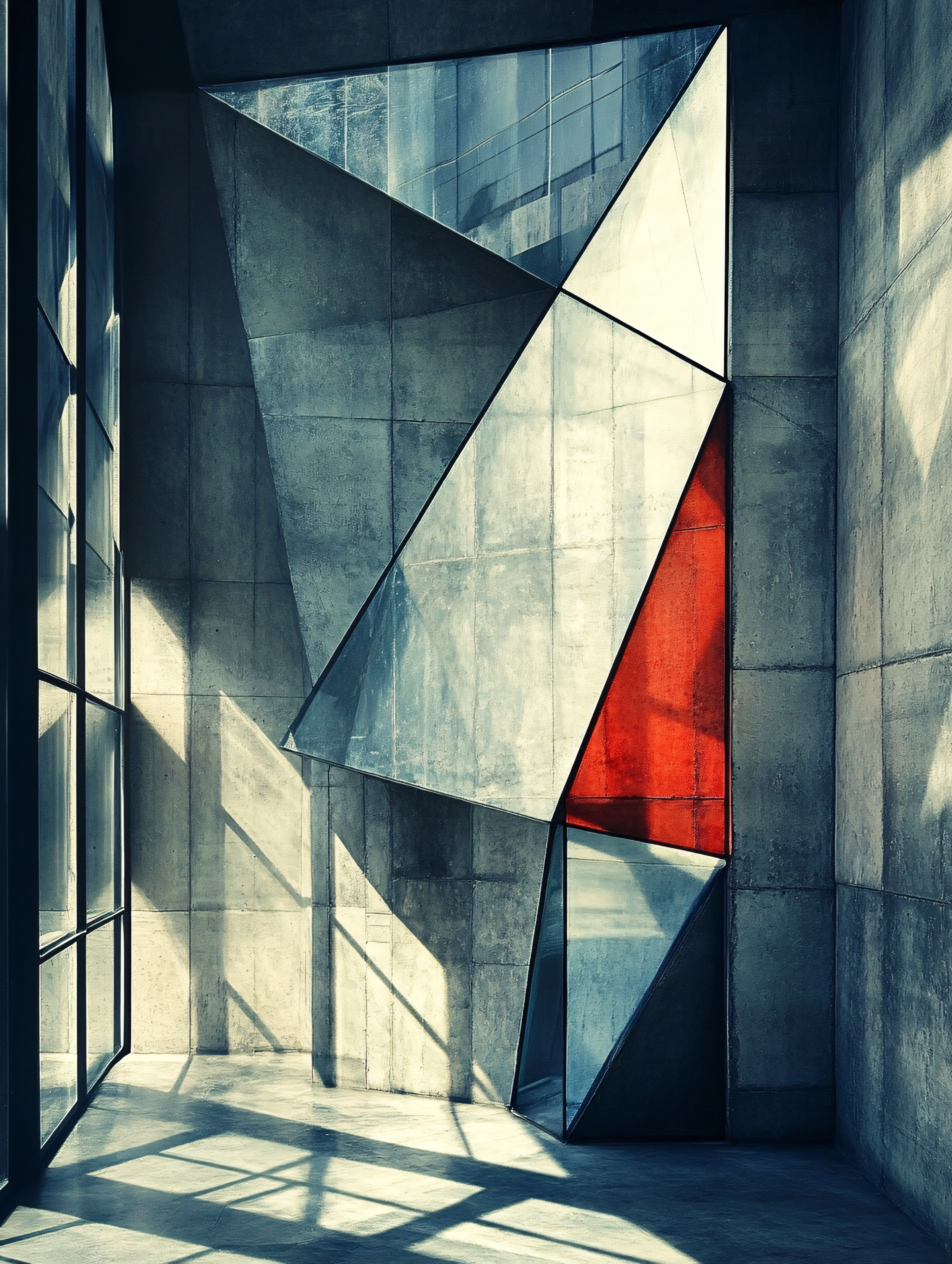 Angular Concrete Structure