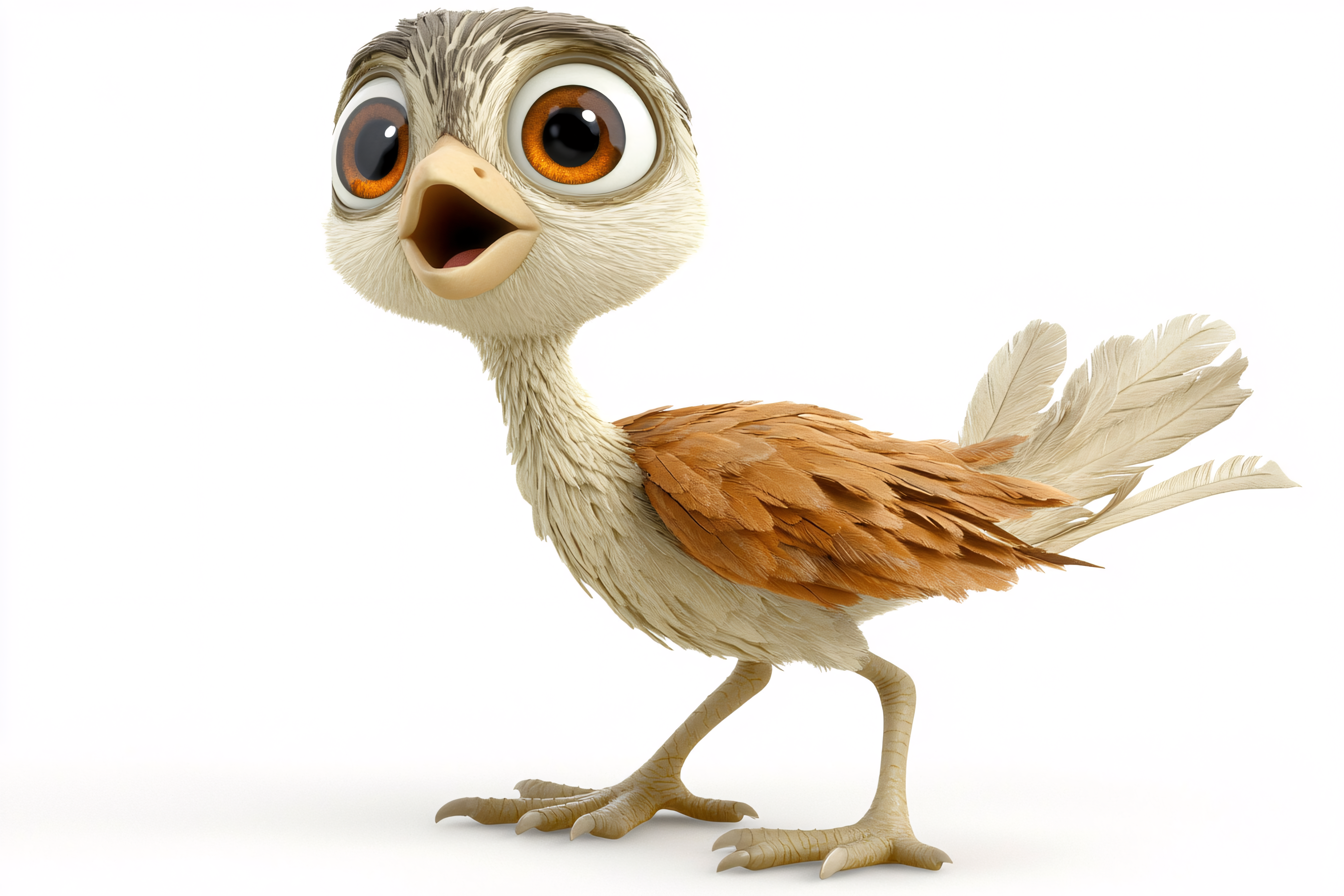 Animated Bird Character
