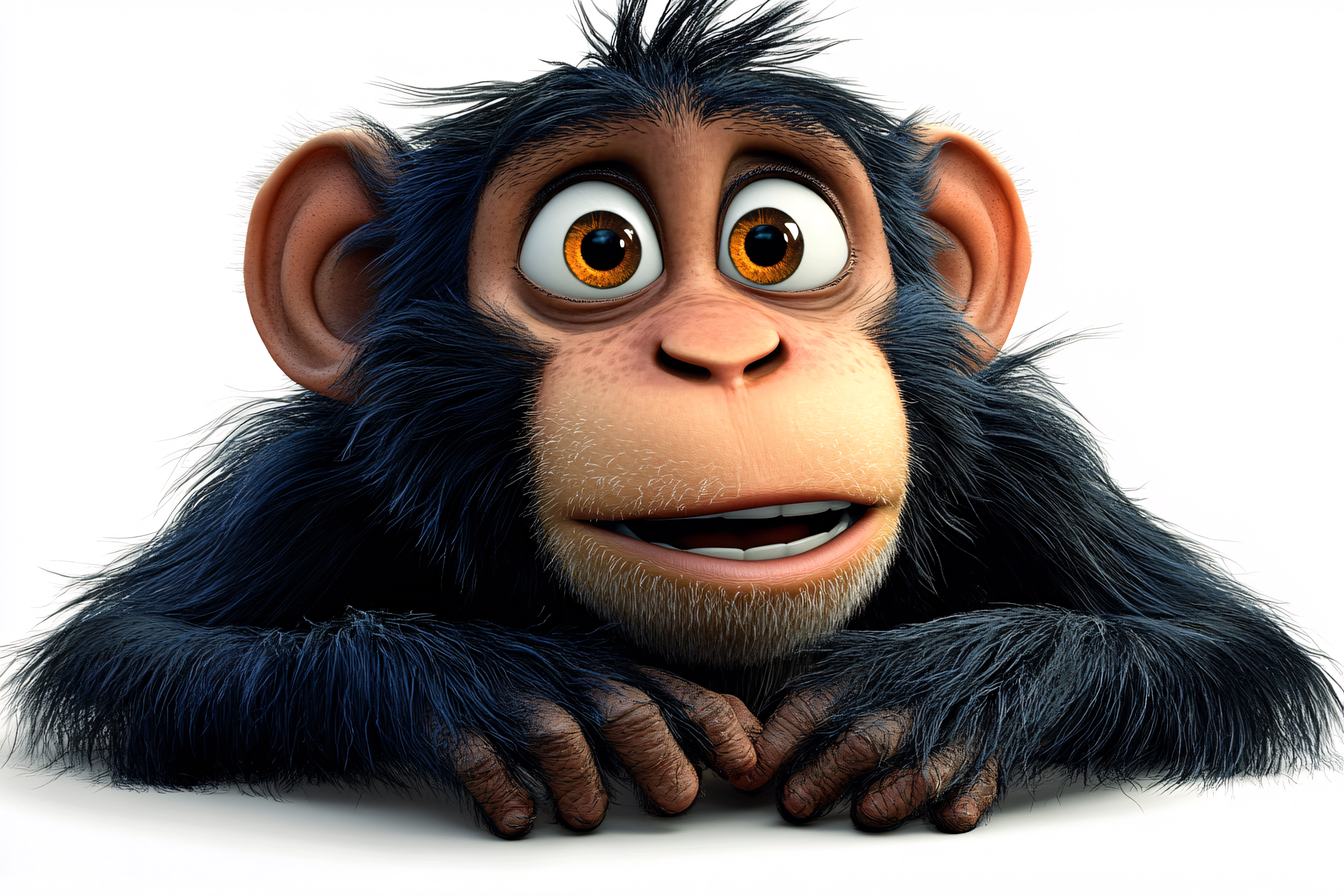Animated Monkey Face