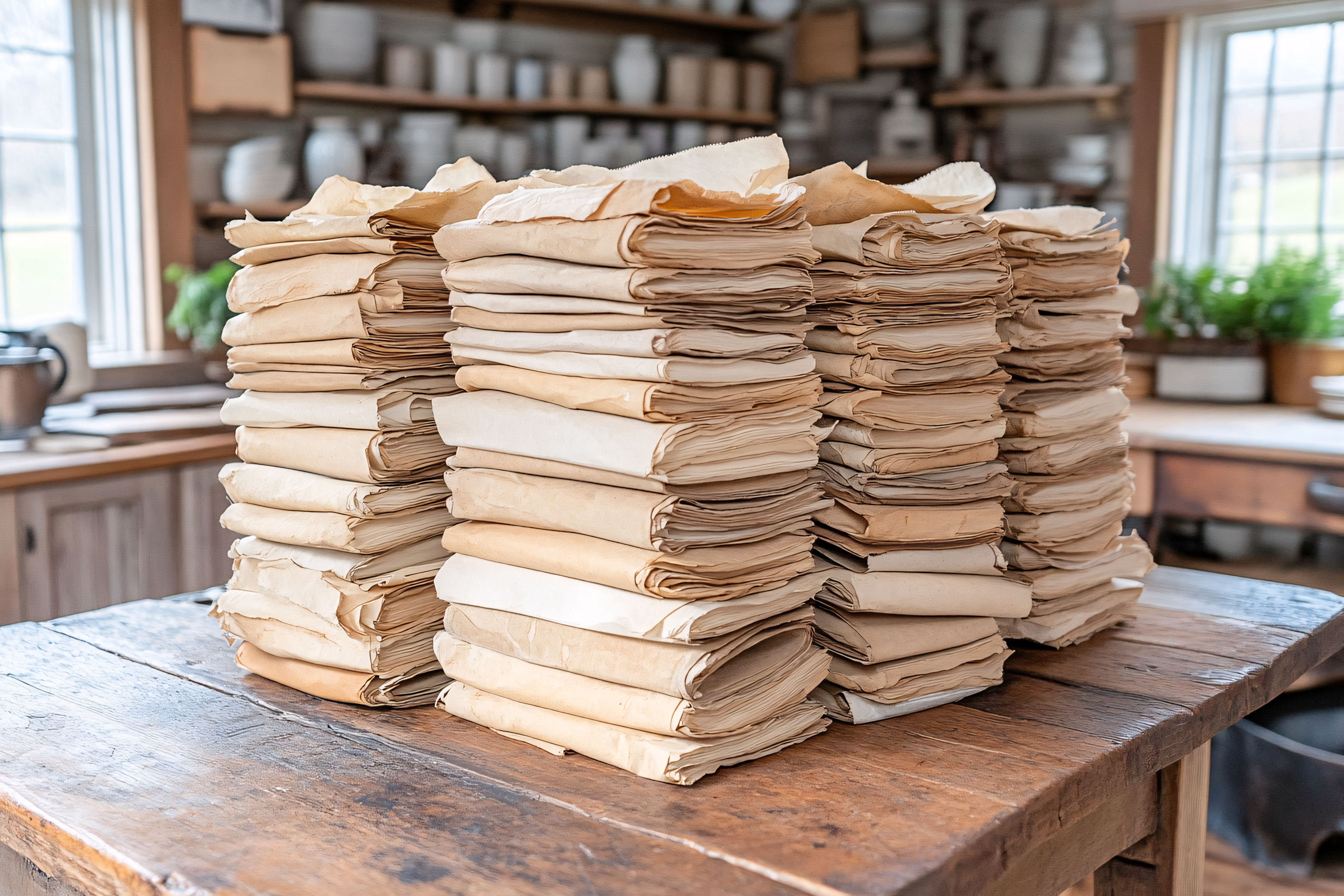 Antique Paper Stacks