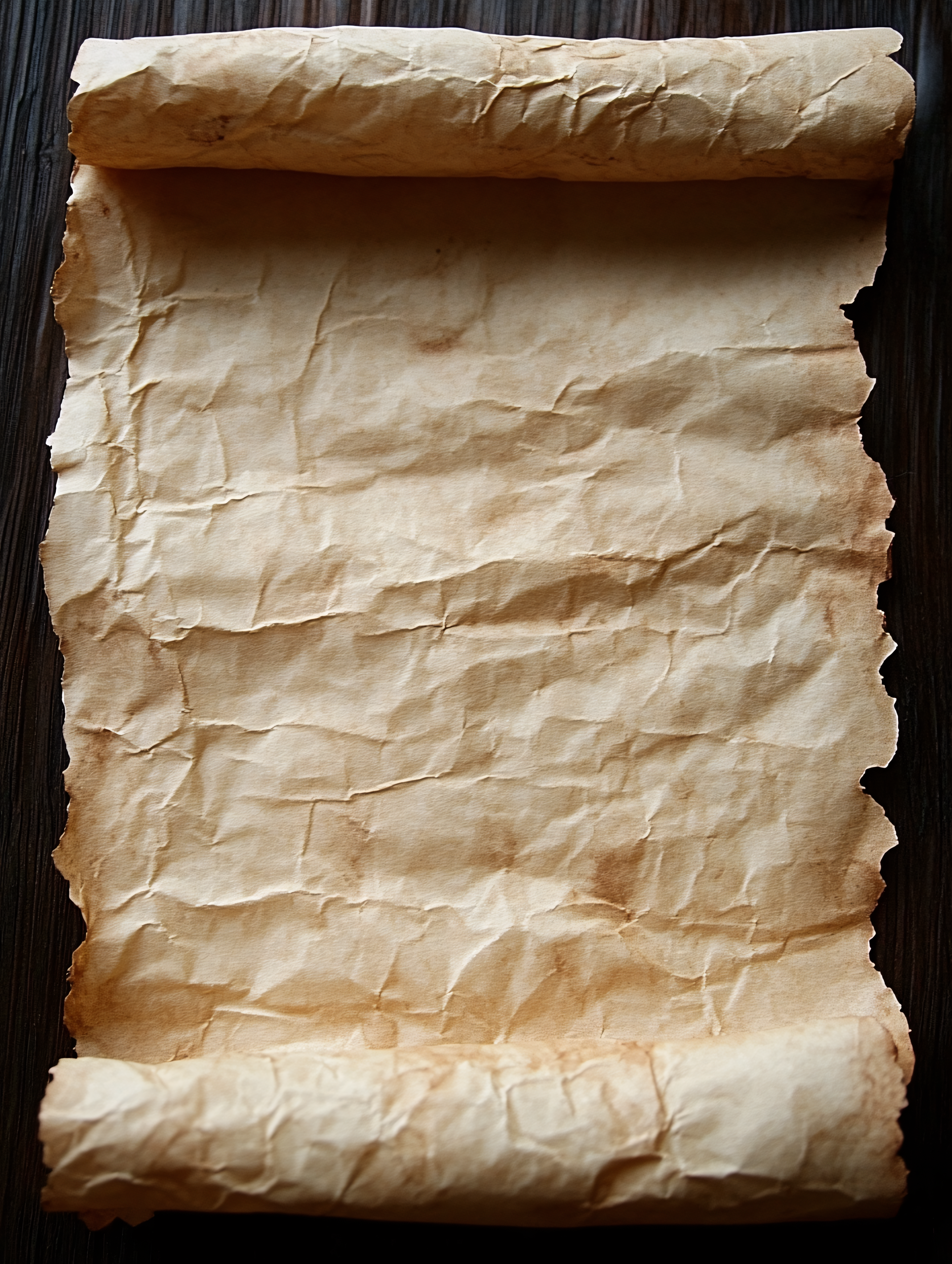 Antique Parchment Scroll