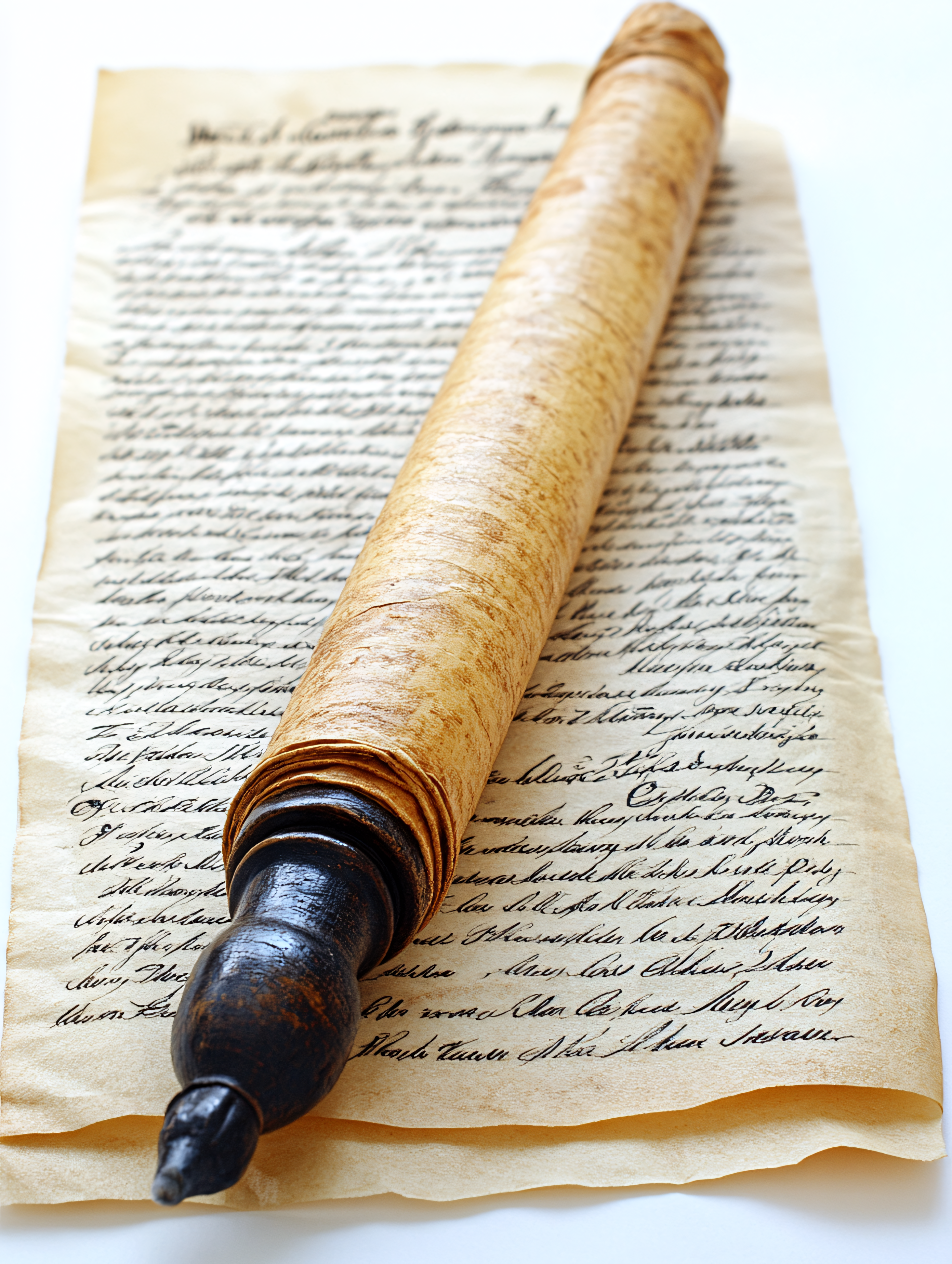Antique Scroll and Parchment
