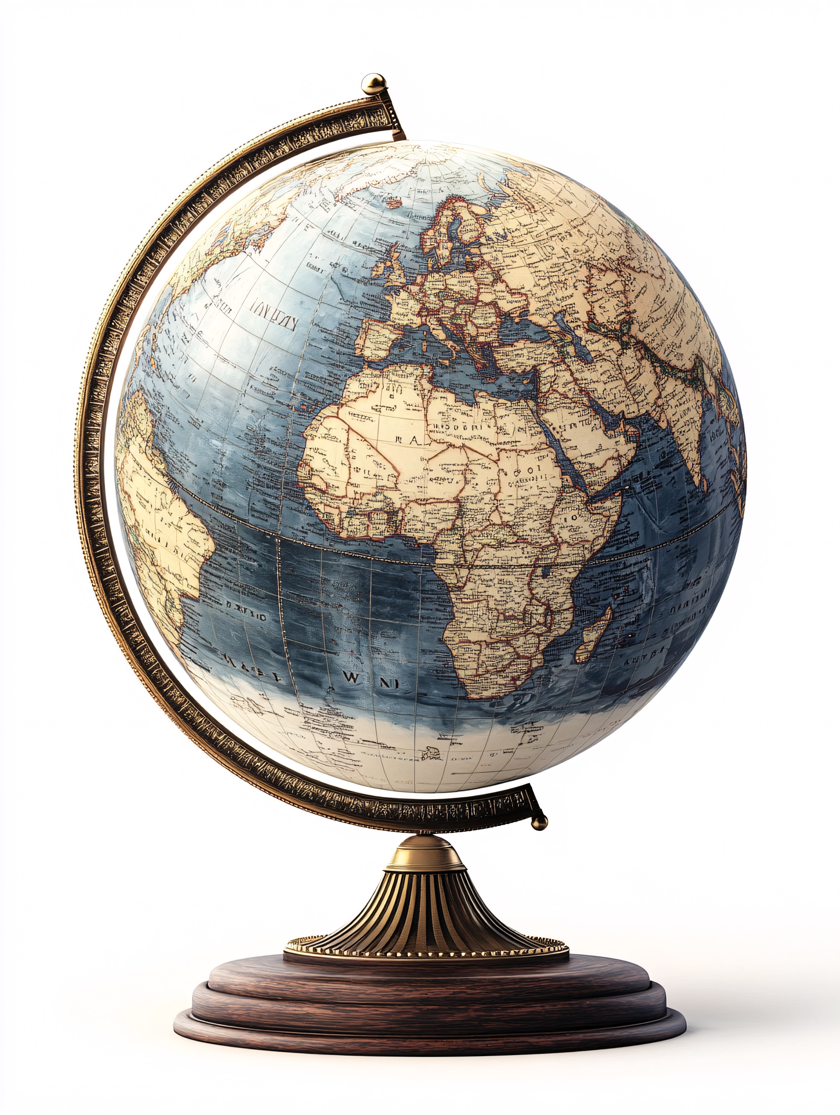 Antique World Globe