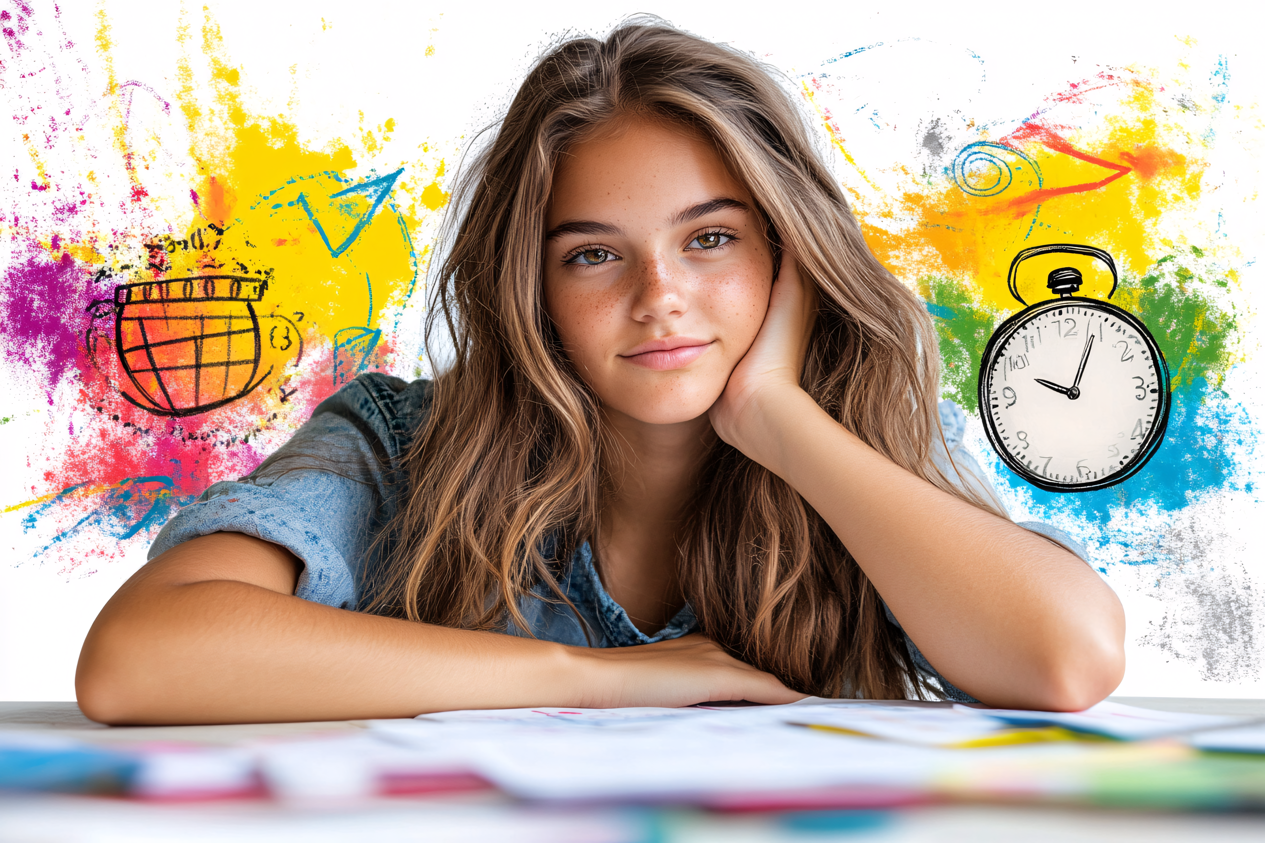 Artistic Teen Girl Portrait