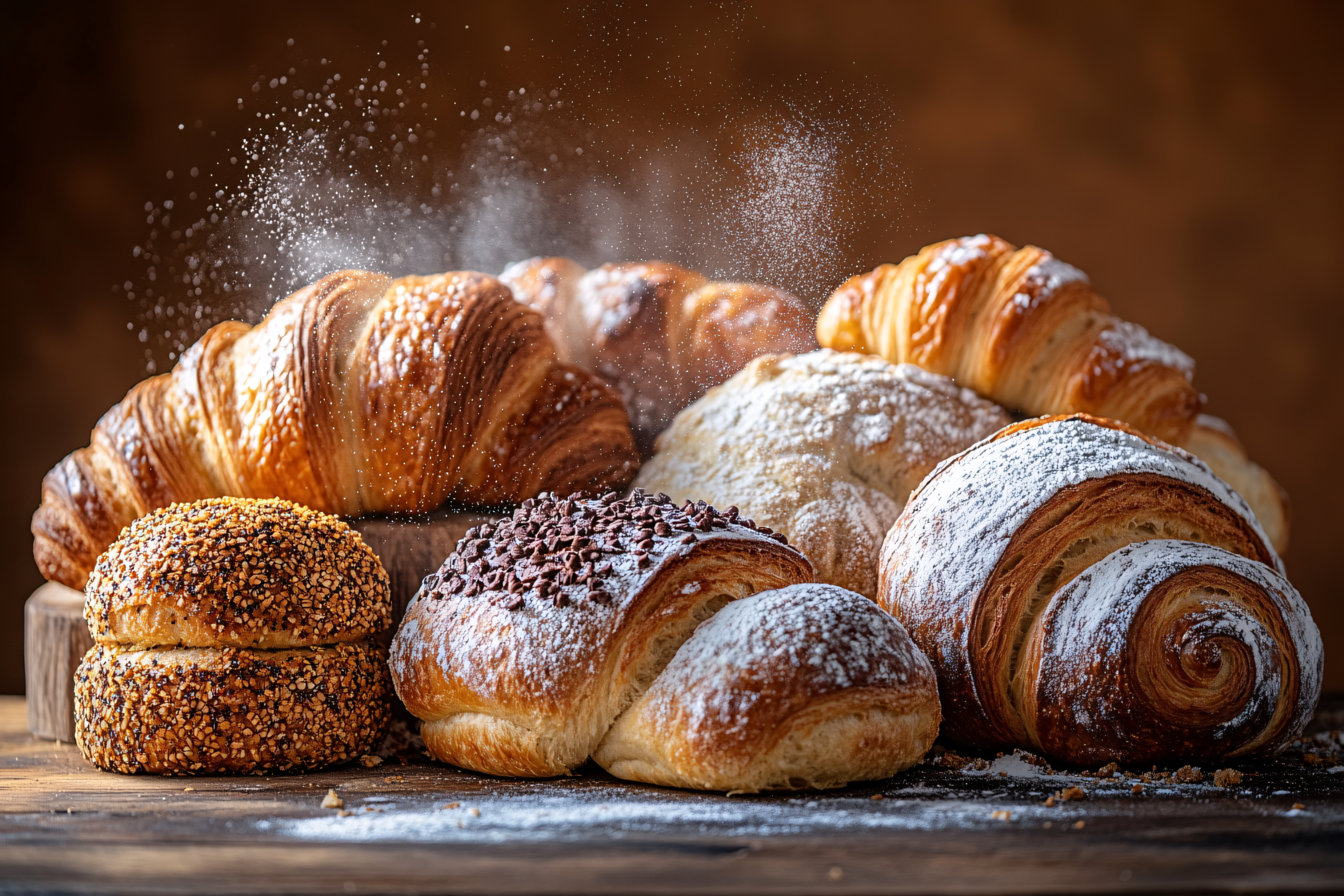 Assortment Of Fresh Baked Pastries